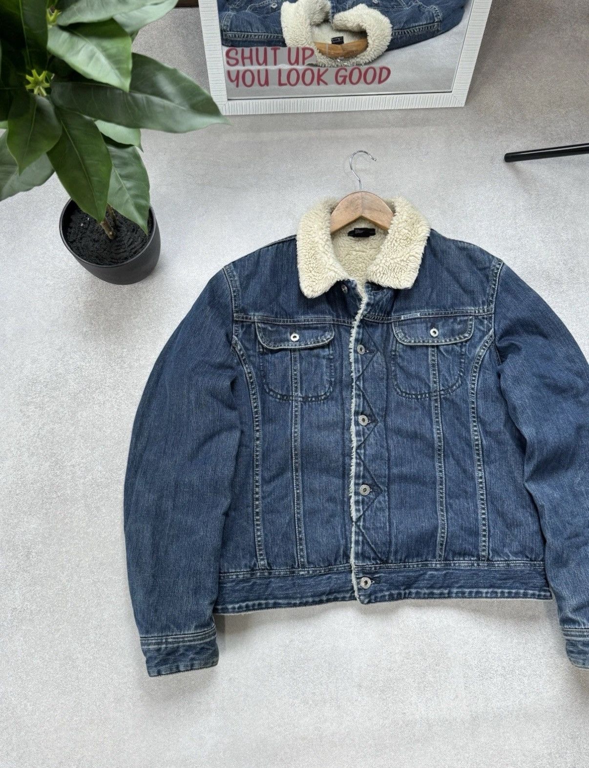 Diesel Diesel Vintage Sherpa Retro 90s Sherpa Jeans Denim Jacket Size US M / EU 48-50 / 2 - 2 Thumbnail