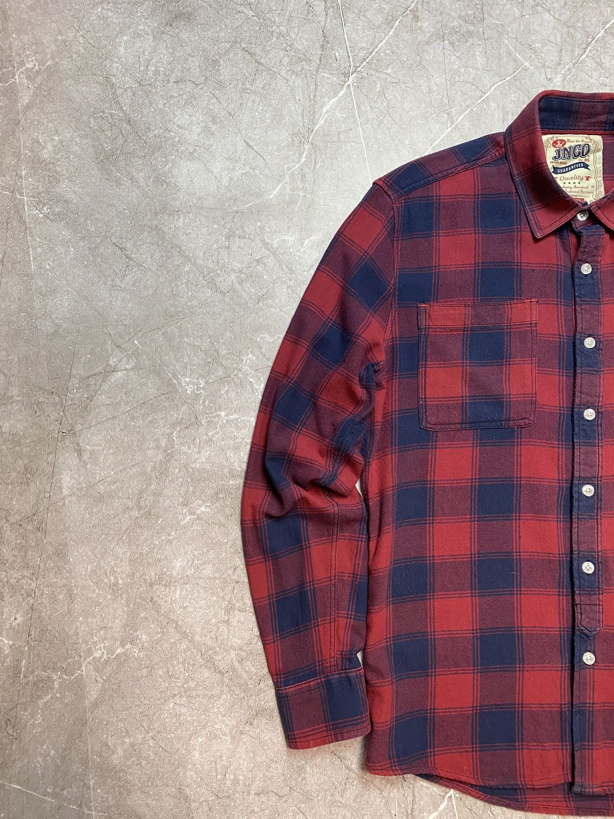 Flannel × JNCO Plaid Tartan Flannel Shirt Size US M / EU 48-50 / 2 - 6 Thumbnail