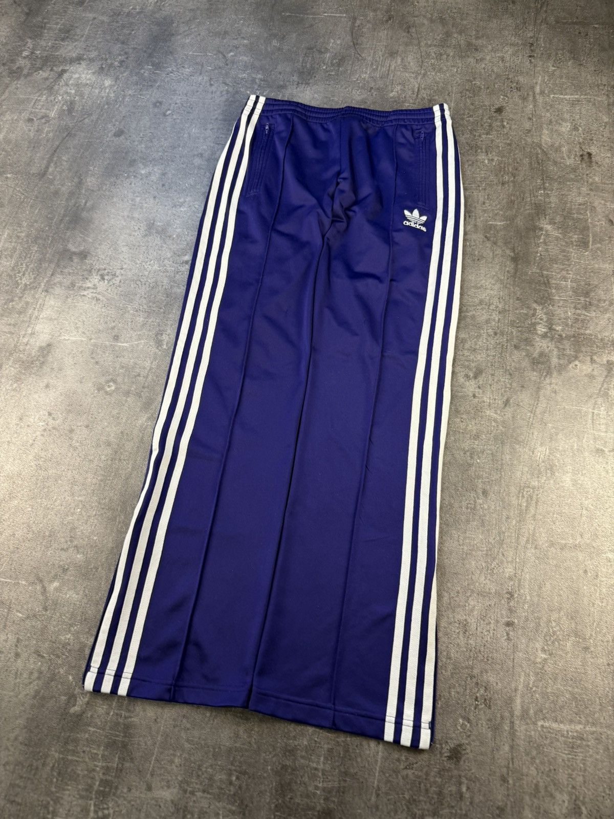 Adidas Purple adidas pants wide leg Size 24" / US 00 / IT 34 - 2 Thumbnail