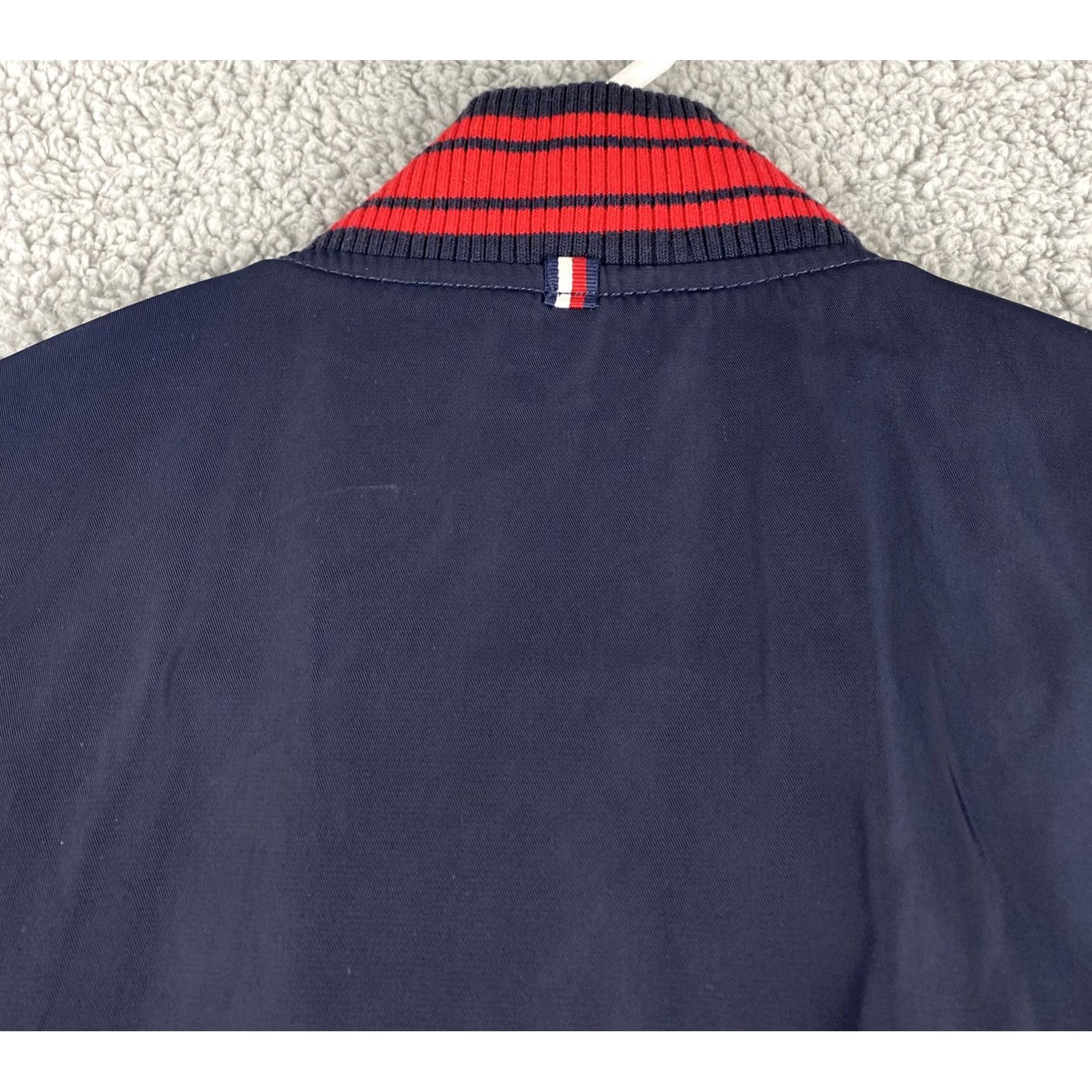 Tommy Hilfiger Tommy Hilfiger Jacket Mens XS Navy Full Zip Bomber Logo Outdoor All Seasons Casual Shoes? Size US XS / EU 42 / 0 - 8 Thumbnail