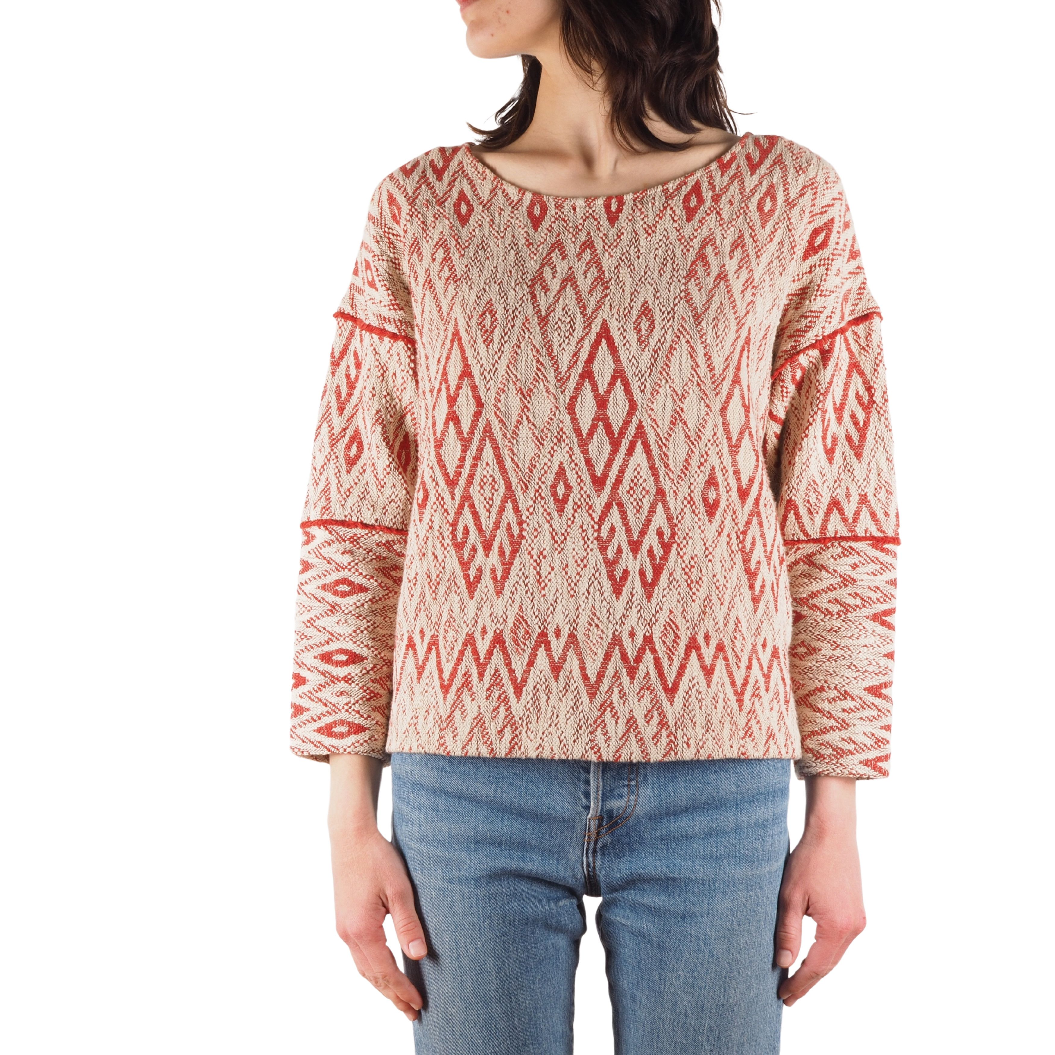 Ba&sh Gaby Cozy Cotton Pullover Sweater Top