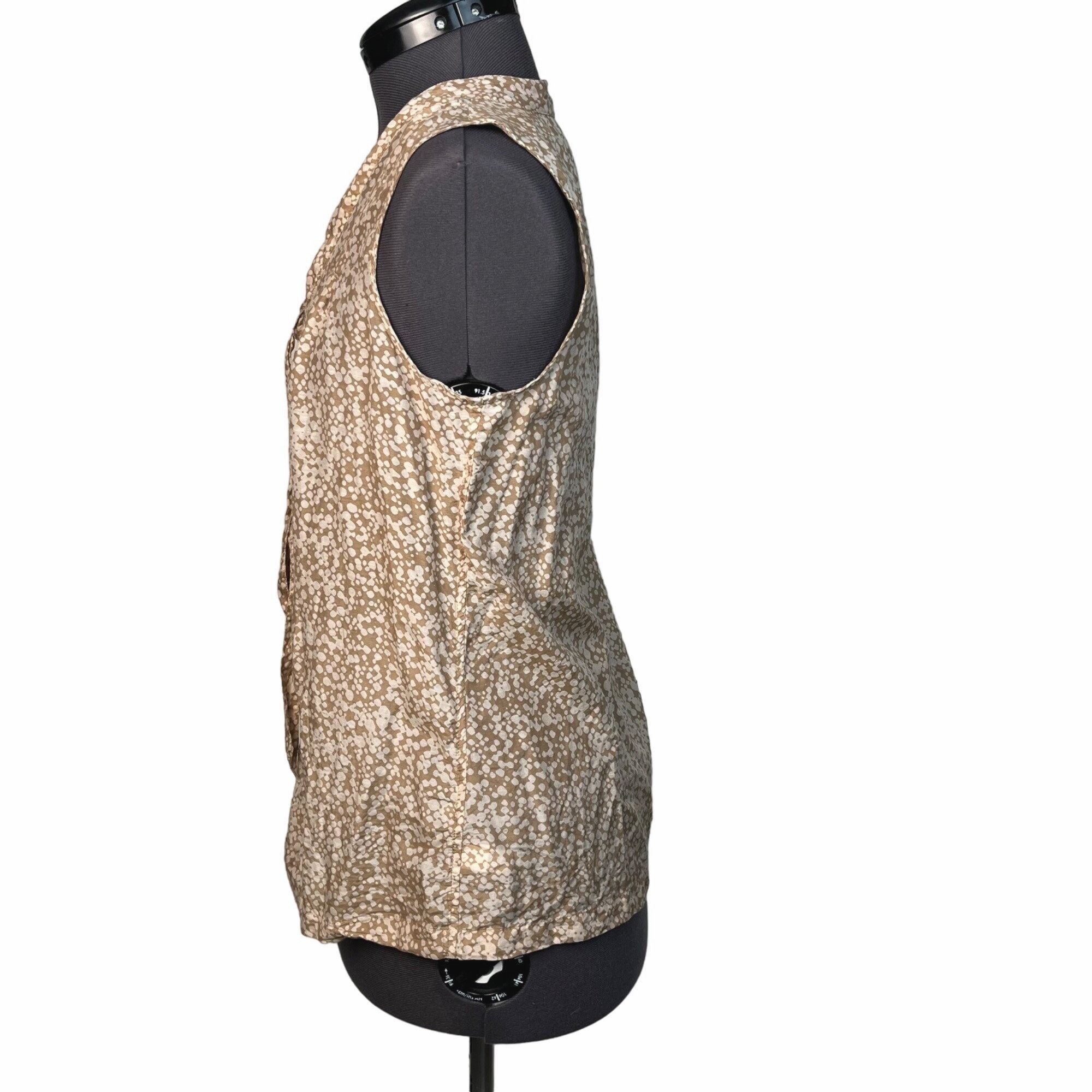 Gap Gap Women's Sleeveless Blouse Top V-Neck Silk Blend Tie-Fron Size S / US 4 / IT 40 - 4 Thumbnail