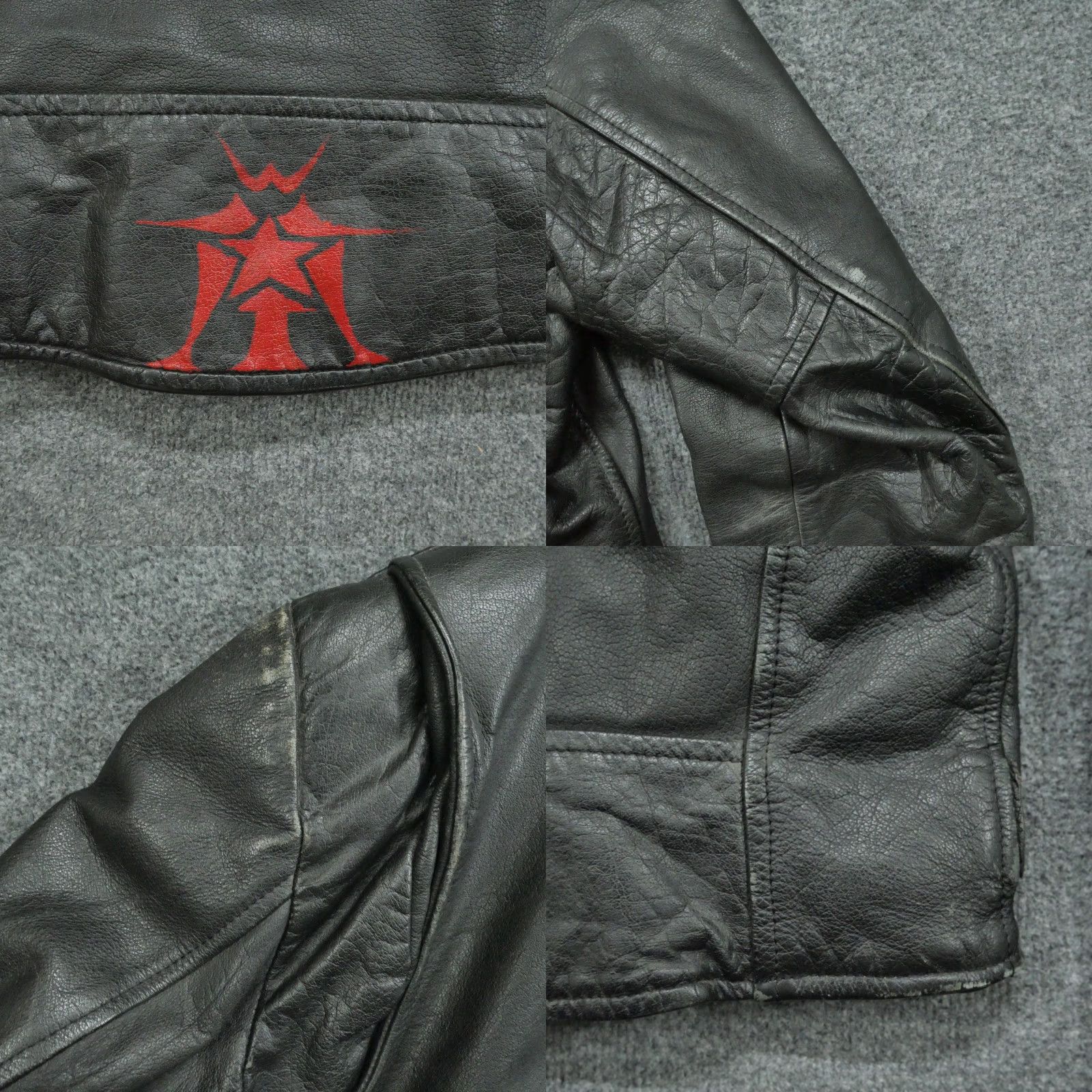 Vintage VINTAGE Wilsons Leather Jacket Mens Large Black Bomber Jacket Size US L / EU 52-54 / 3 - 10 Thumbnail
