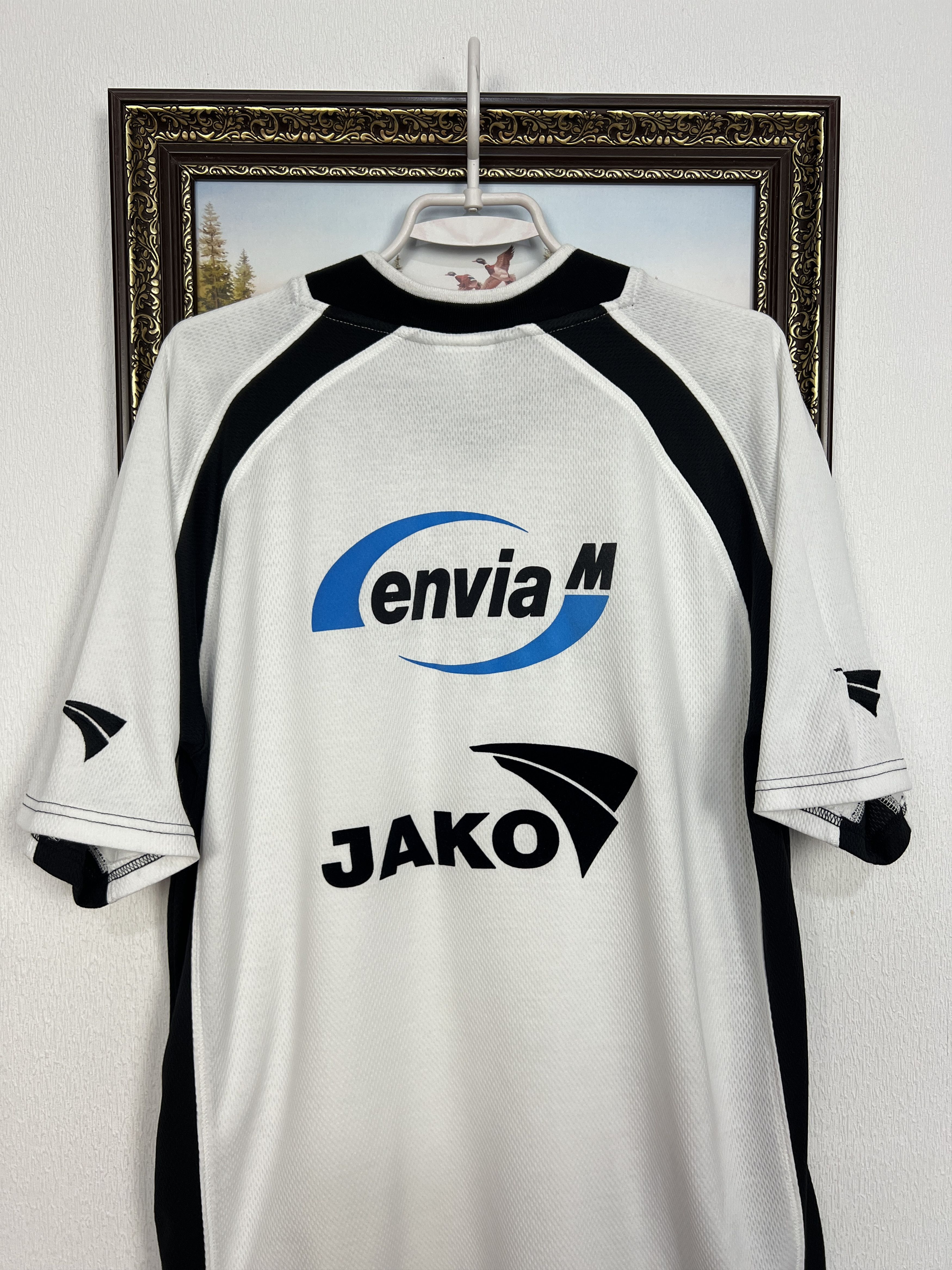 Vintage JAKO Energie Cottbus Football Train Shirt Soccer Jersey Size US XL / EU 56 / 4 - 10 Thumbnail