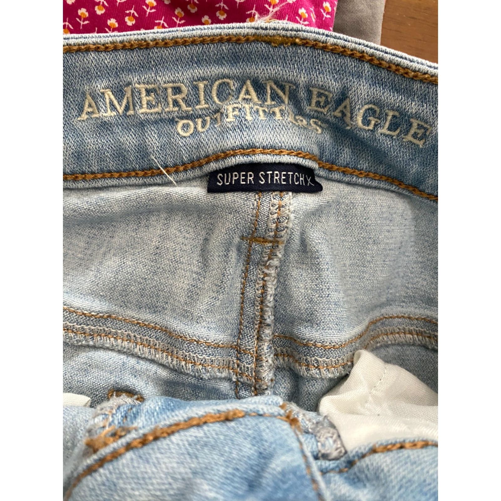 American Eagle Outfitters VINTAGE? No. Proceeding with optimized title not including N/A. Size 28" / US 6 / IT 42 - 3 Thumbnail