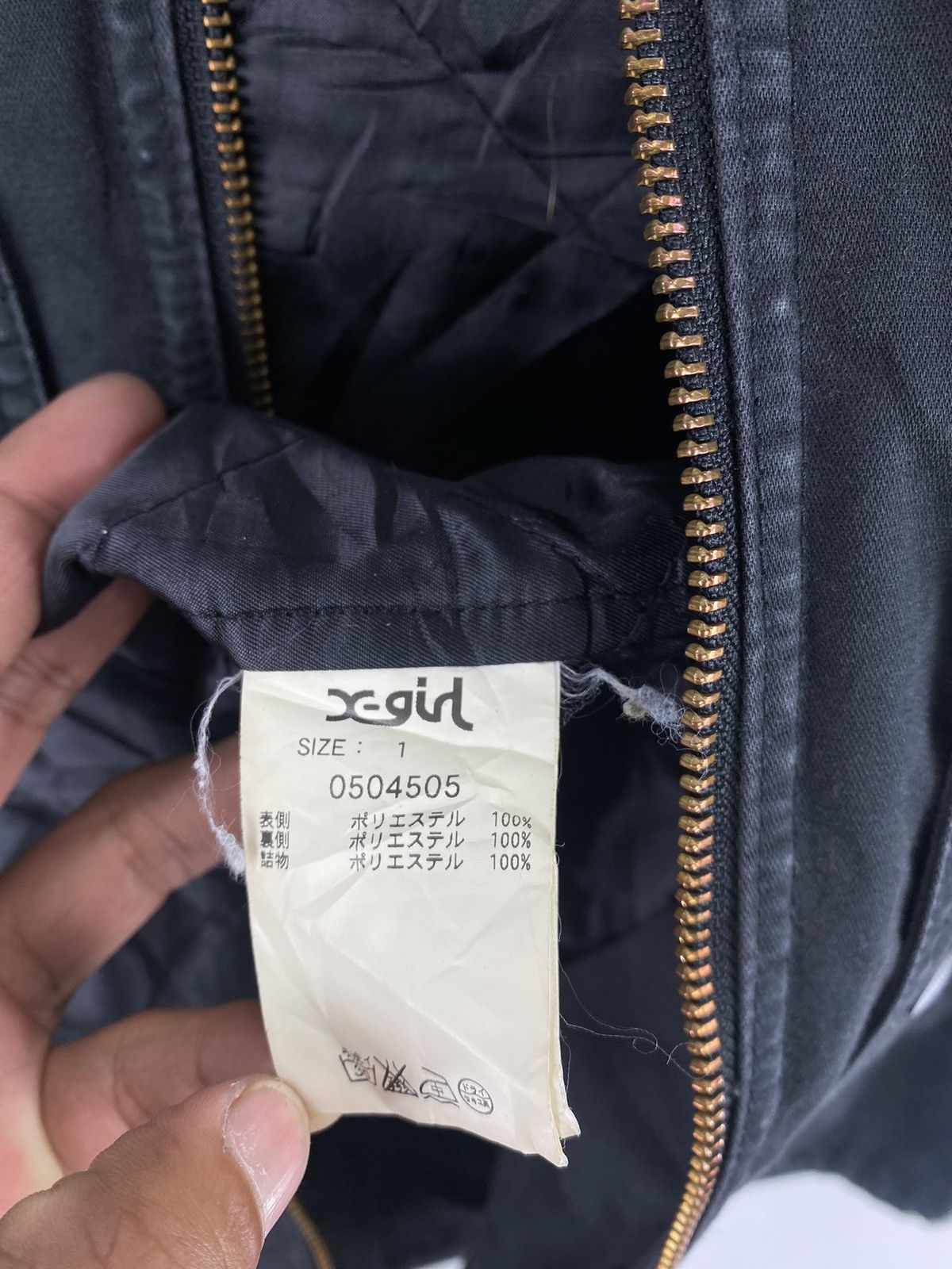Japanese Brand Vintage X-girl Troop zipper Jacket Size US XXS / EU 40 - 14 Thumbnail
