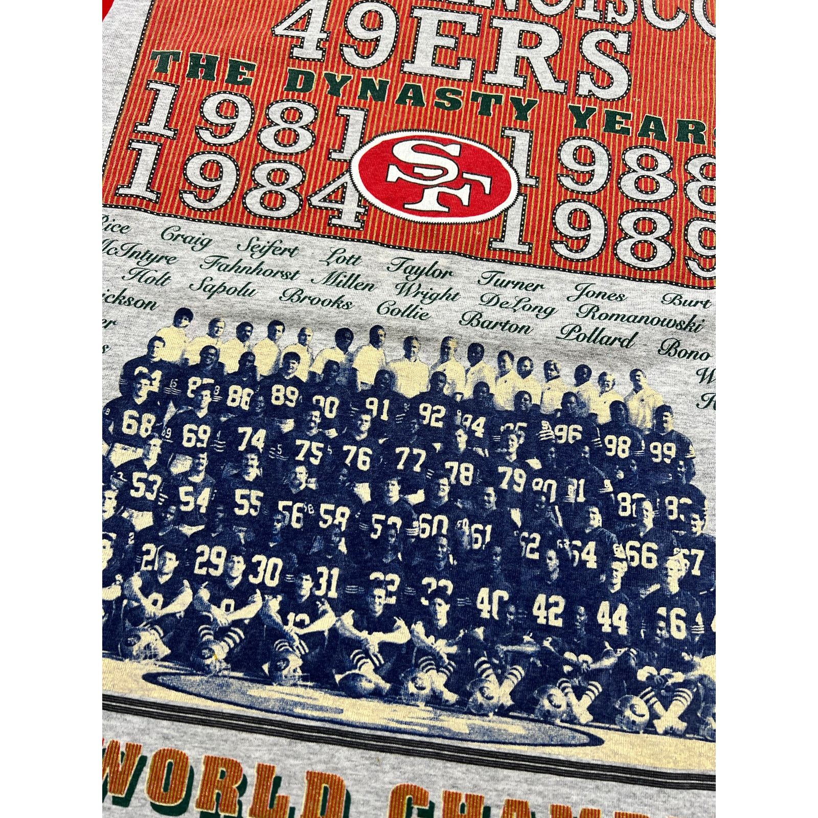 Vintage Vintage 1993 Long Gone NFL San Francisco 49ers Large USA Size US L / EU 52-54 / 3 - 4 Thumbnail