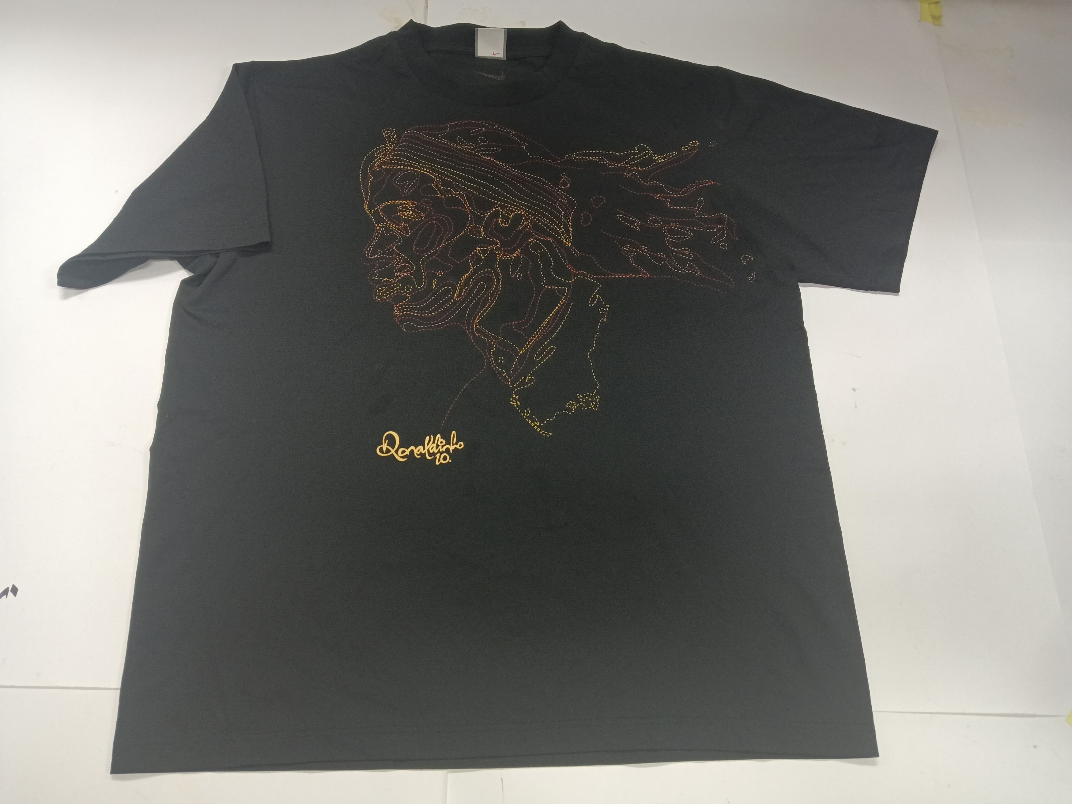 Nike × Vintage NIKE Star lagend RONALDINHO no10 Crie Alegria Size US L / EU 52-54 / 3 - 4 Thumbnail