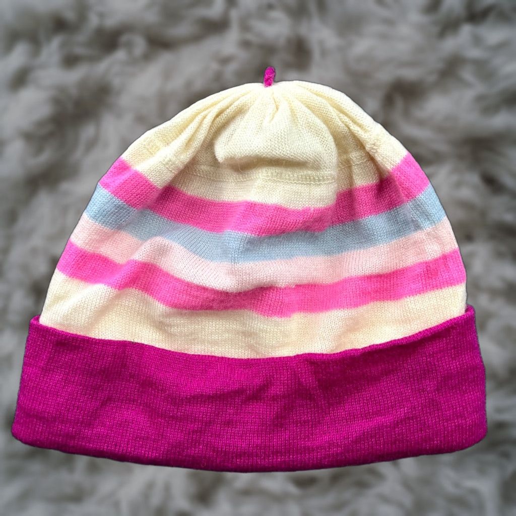 Salomon VINTAGE Salomon Beanie Hat One Size Wool Striped Lined Ski - 70s 80s Unsisex Adults Mens Womens Size ONE SIZE - 1 Thumbnail