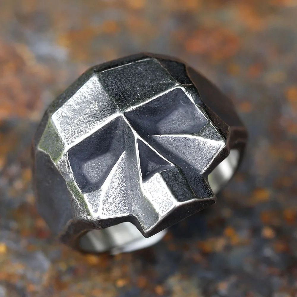 Jewelry Vintage Skull Ring Size ONE SIZE - 5 Thumbnail