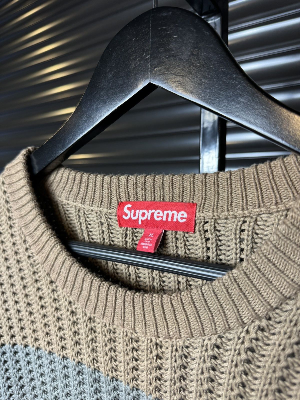 Supreme Supreme Loose Gauge Striped Knit Sweater - XL Size US XL / EU 56 / 4 - 4 Thumbnail