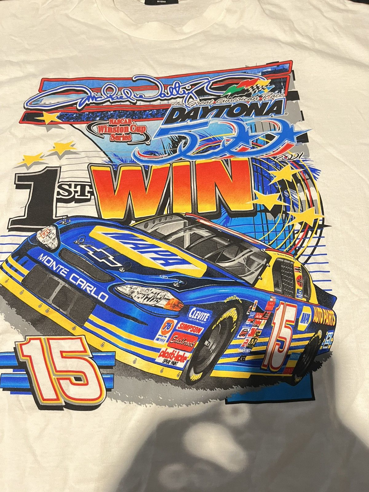 NASCAR Daytona 500 NASCAR Tee Sz 2XL Size US XXL / EU 58 / 5 - 2 Thumbnail