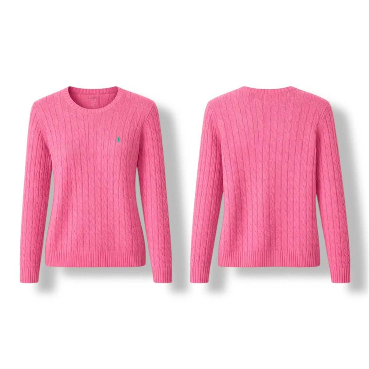 Ralph Lauren Ralph Lauren Cable-Knit Jumper & Sweater Men’s Pink L Size L / US 10 / IT 46 - 3 Thumbnail