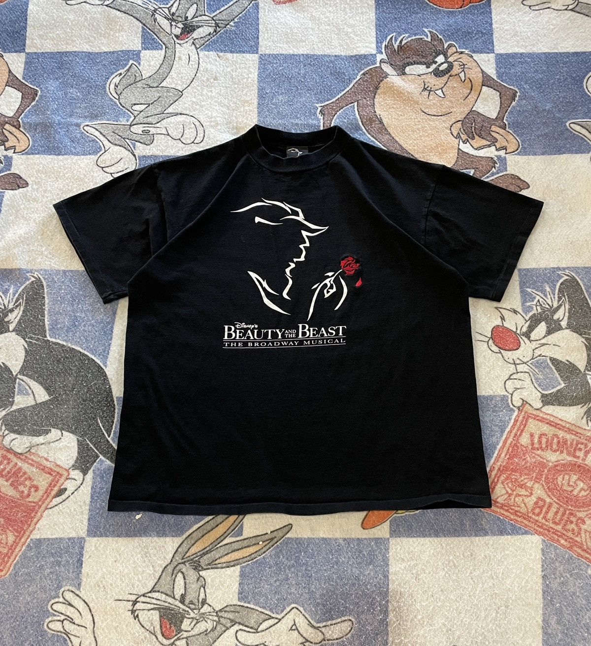 Disney × Vintage Vintage beauty and the beast broadway tour tee Size US XL / EU 56 / 4 - 1 Thumbnail