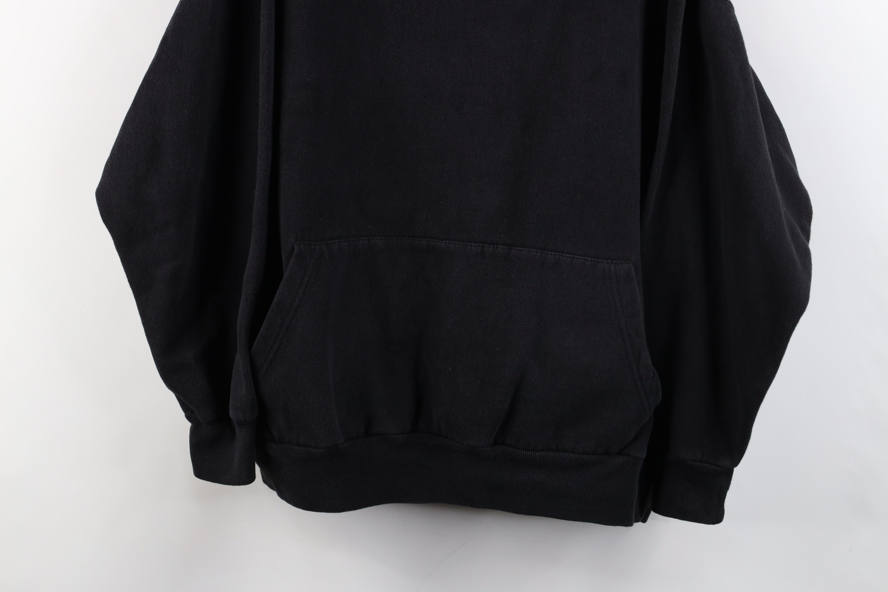 Vintage Vintage 90s Y2K Streetwear Cropped Boxy Fit Hoodie Black Size US M / EU 48-50 / 2 - 3 Thumbnail