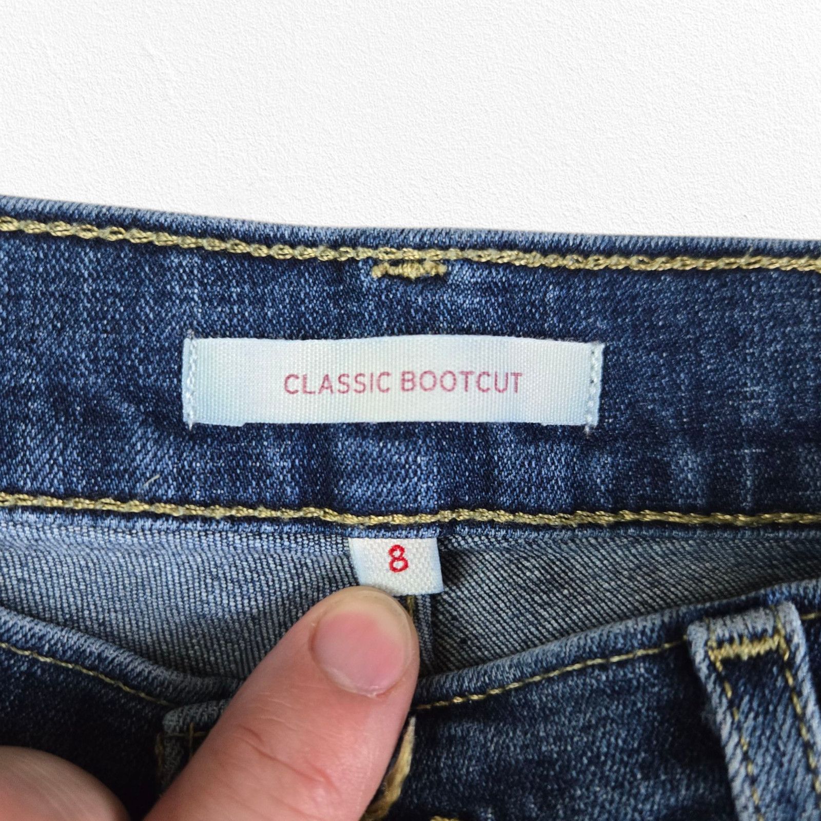Levi's Levi's Dark Wash Mid Rise Bootcut Jeans Size 8 Size 30" / US 8 / IT 44 - 5 Thumbnail