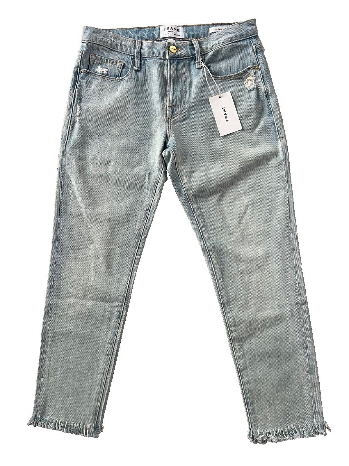 Frame Frame Denim Jeans Garcon Micro Shredded Raw Hem Jimi ( 27 ) Size 27" / US 4 / IT 40 - 1 Thumbnail