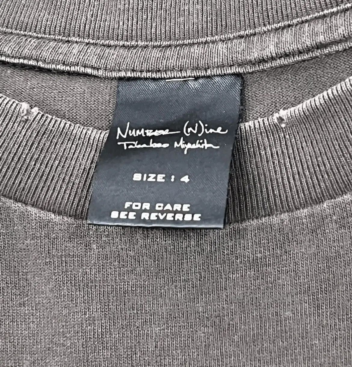 Number (N)ine Sz 4 Number Nine 04SS Skeleton L/S Tee. Size US XL / EU 56 / 4 - 3 Thumbnail