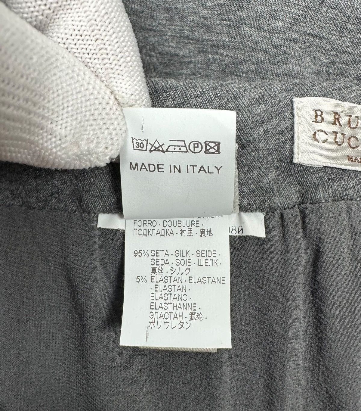 Brunello Cucinelli Brunello Cucinelli Cotton Pencil Skirt Structured Striped Size 26" / US 2 / IT 38 - 12 Thumbnail