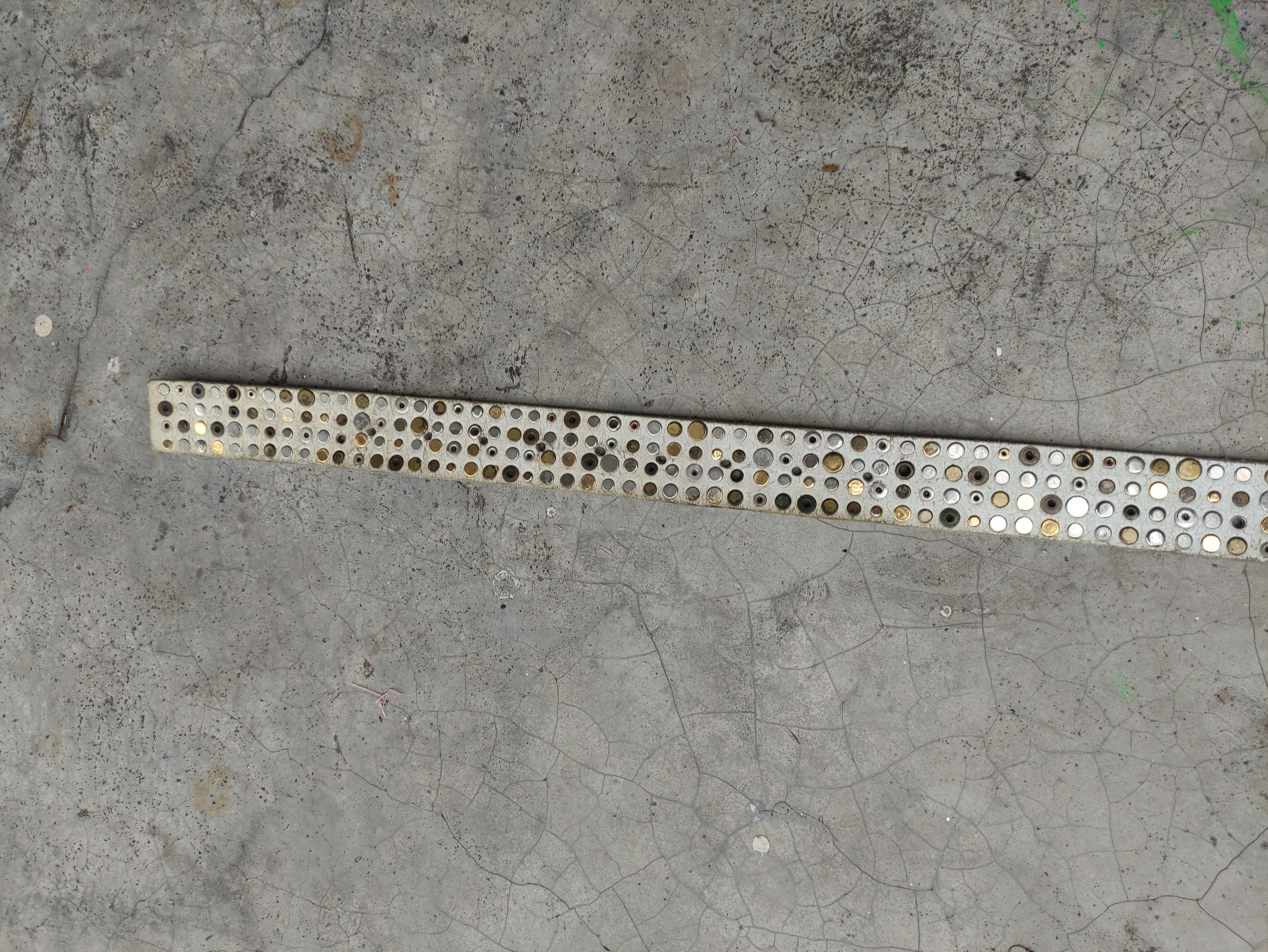 Leather VINTAGE STUDDED LEATHER BELT UNBRAND Size 34 - 5 Thumbnail