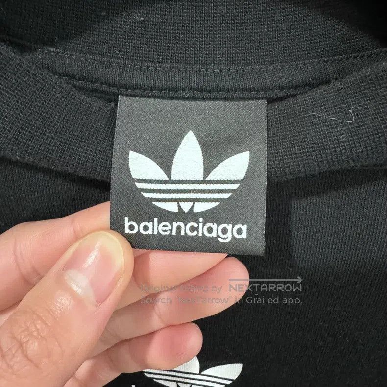 Balenciaga Balenciaga Logo Printed Loose Fit Sports Round Neck Long S Size US M / EU 48-50 / 2 - 3 Thumbnail
