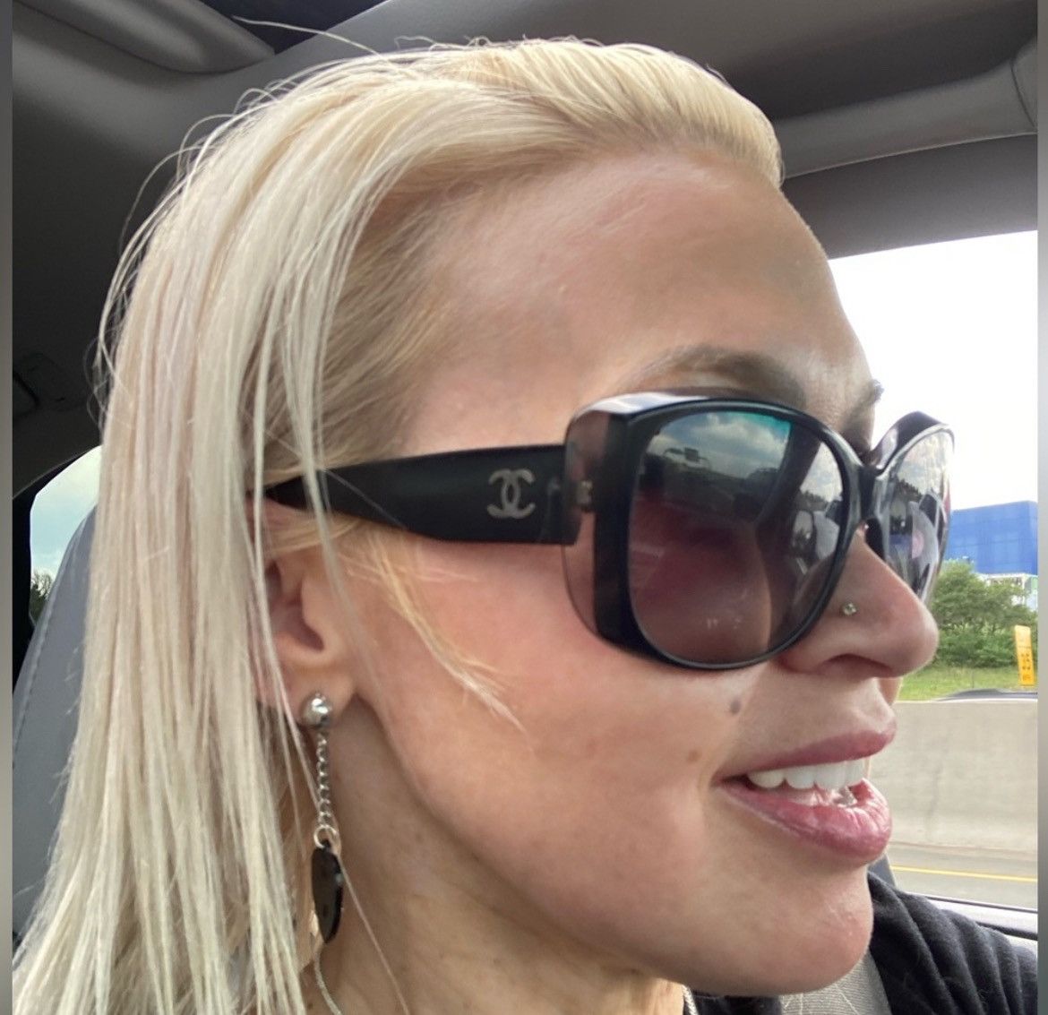 Chanel Authentic CHANEL 5183 501/3C Sunglasses Black/PearlCC Size ONE SIZE - 9 Thumbnail