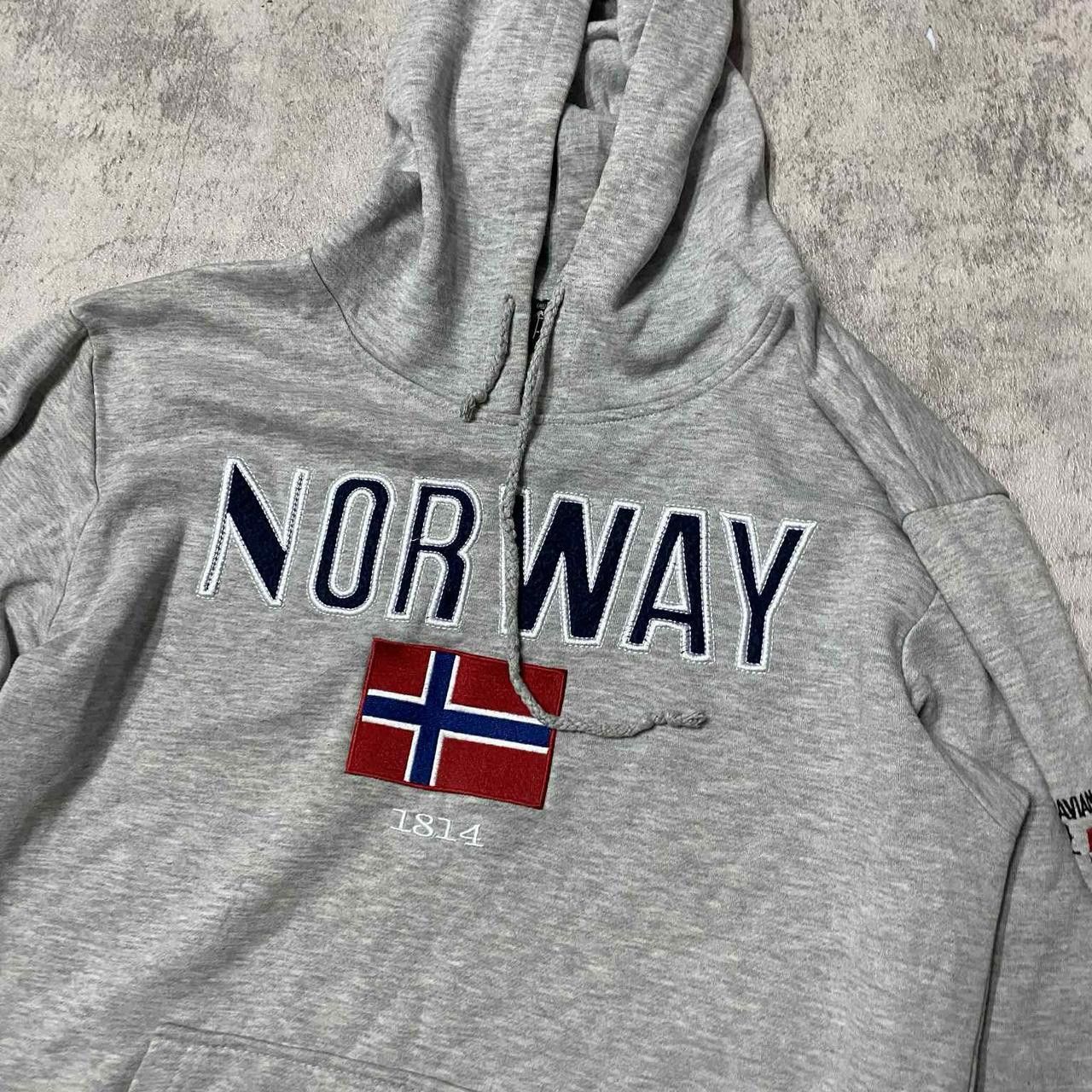 Other Grey and red Norwegian flag hoodie #Norway #FlagHoodie Size US M / EU 48-50 / 2 - 2 Thumbnail