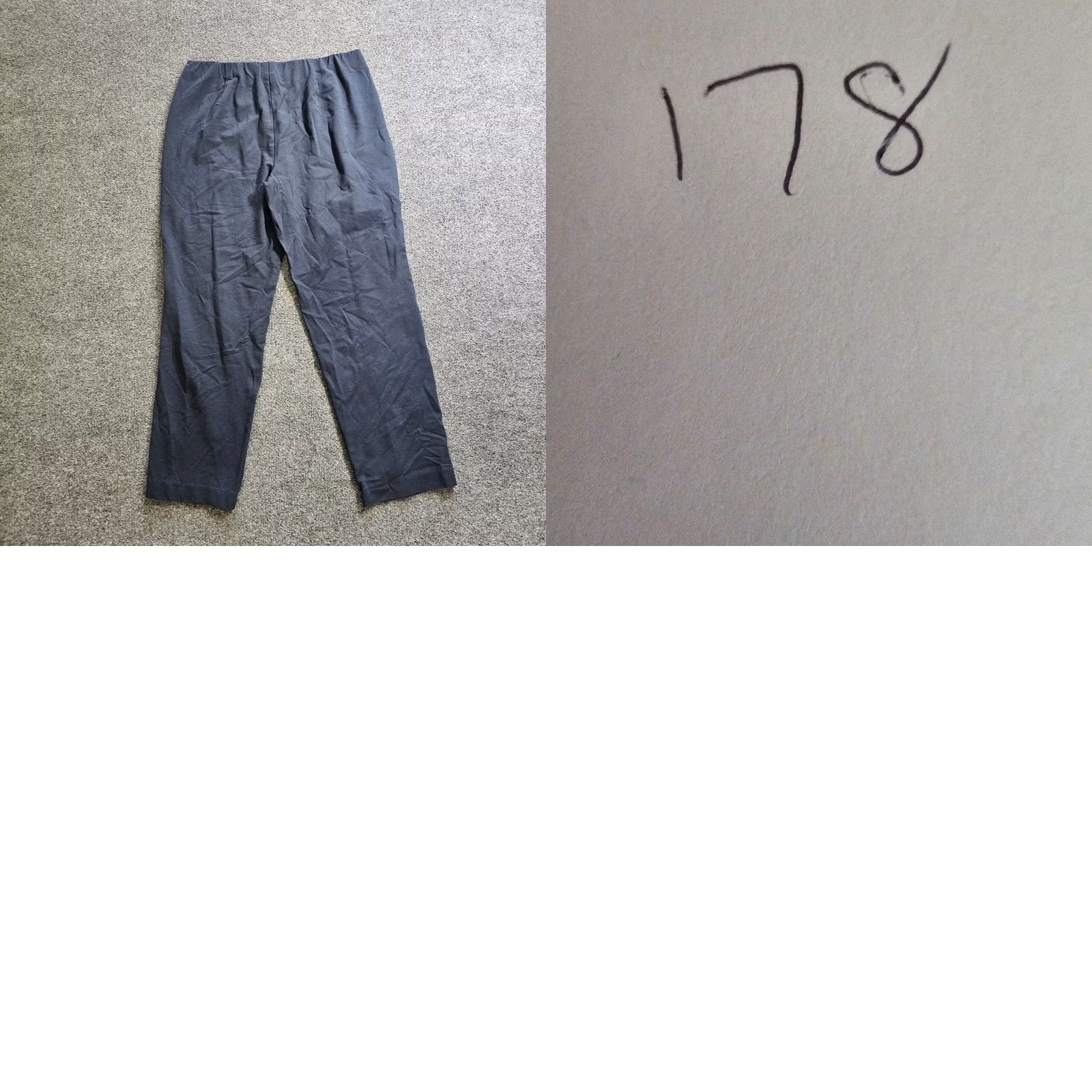 J. Jill J Jill Pants Womens Large Blue Ponte Slim Leg Elastic Waist Stretch Casual Basic Size 36" / US 14 / IT 50 - 8 Thumbnail