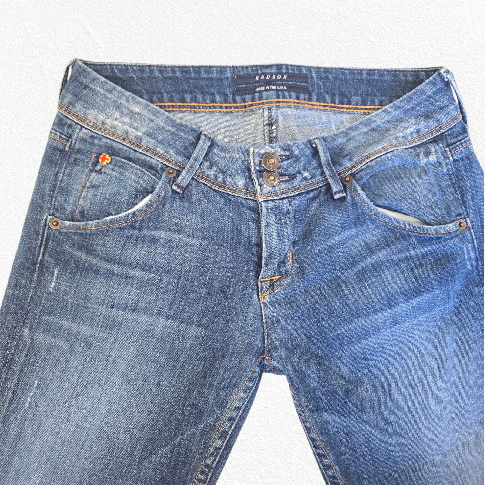 Hudson Hudson Low Rise 2010s Collin Skinny Jeans Size 26 Size 26" / US 2 / IT 38 - 3 Thumbnail