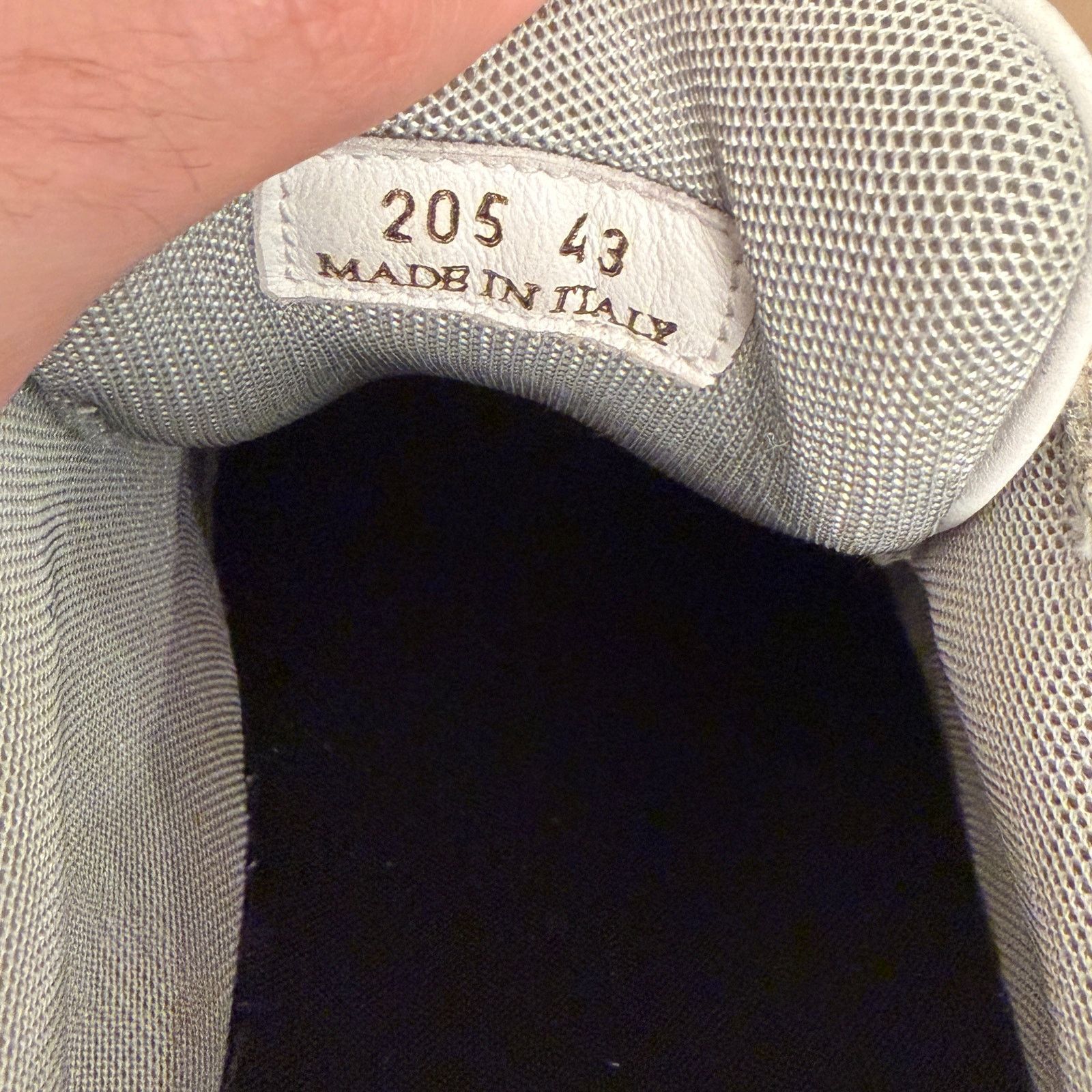Acne Studios Acne Studios White Leather Low Top Sneakers Gum Sole Size US 10 / IT 40 - 6 Thumbnail