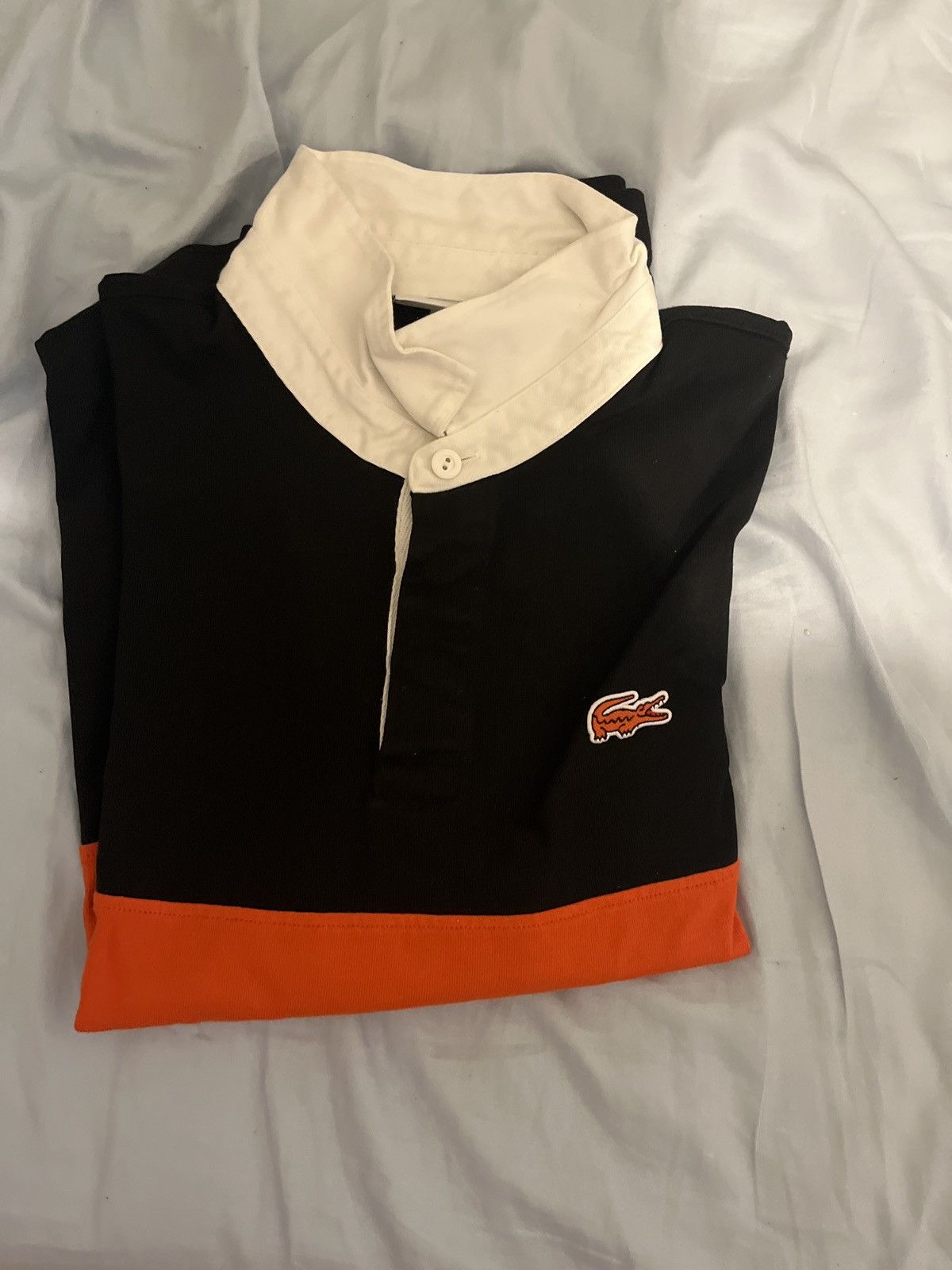 Lacoste Lacoste L/S rugby shirt Size US XXL / EU 58 / 5 - 2 Thumbnail