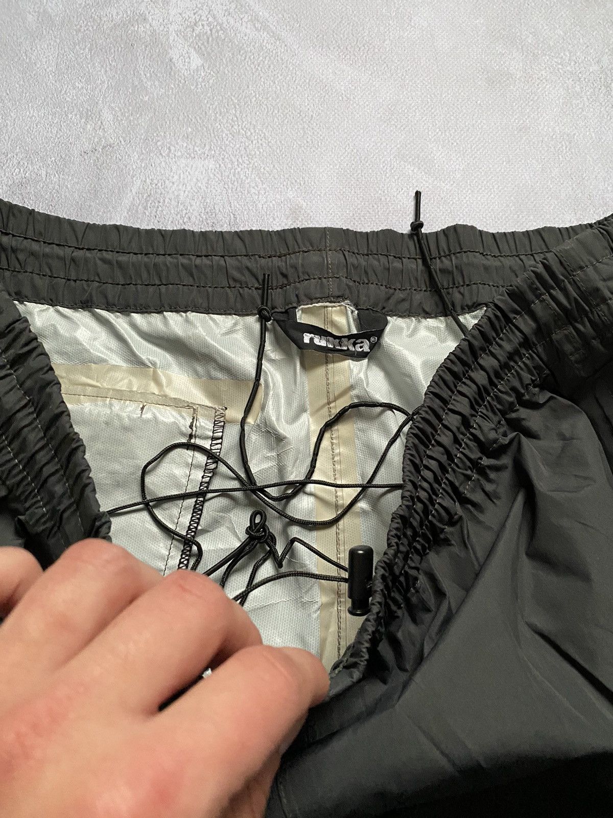 Vintage Vintage rare 90s pants RUKKA Full-Zip Nylon Drill Y2K Track Size US 34 / EU 50 - 8 Thumbnail
