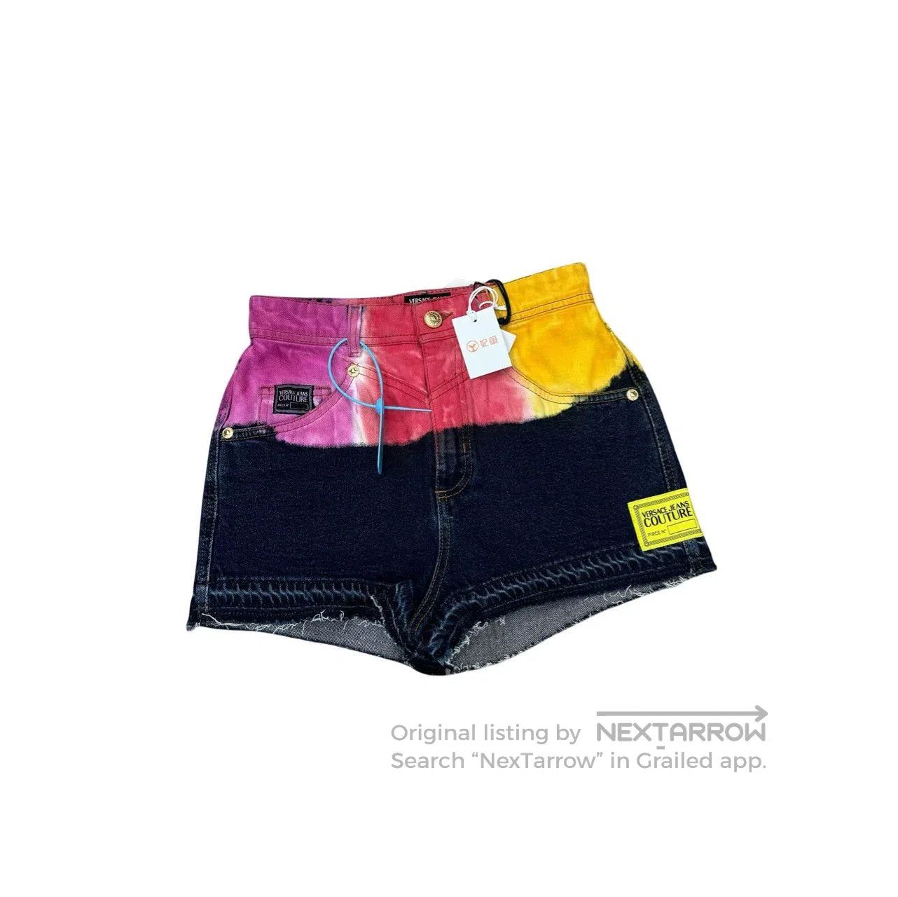 Versace Versace Tie-Dye Spliced Jeans. Size 26" / US 2 / IT 38 - 4 Thumbnail