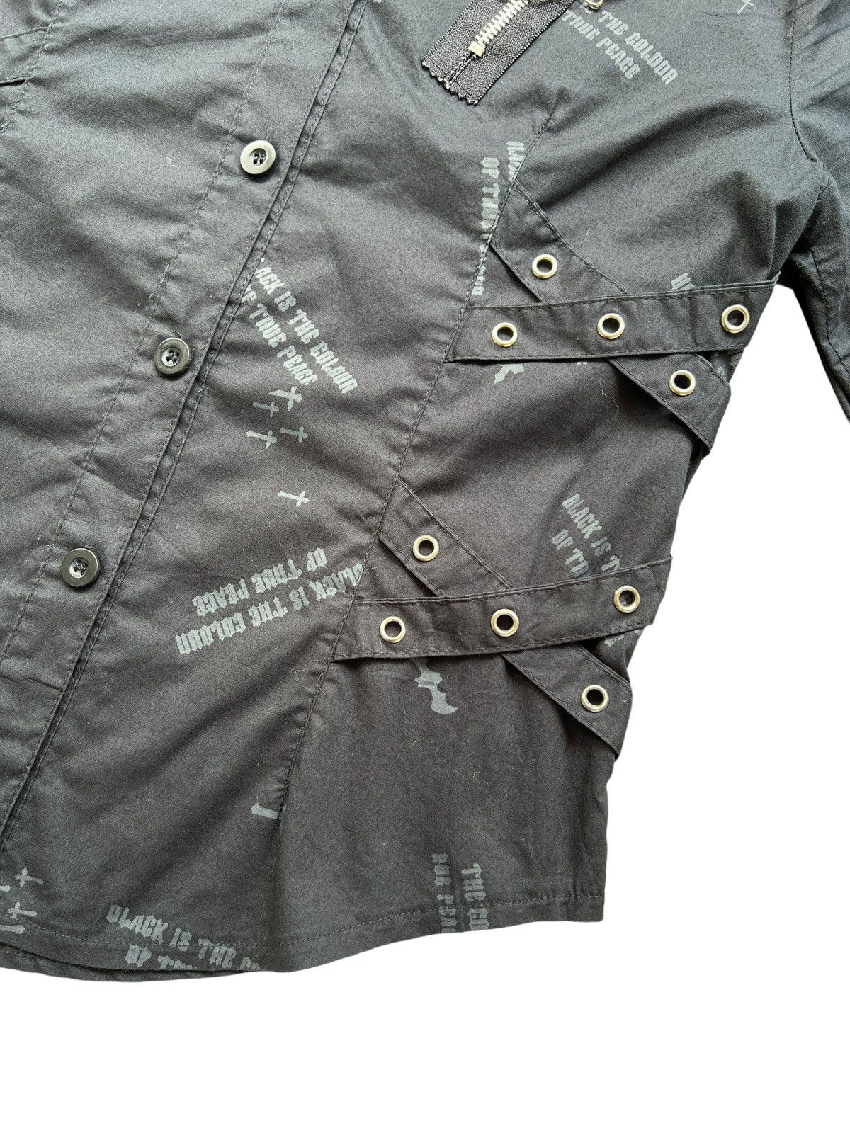 Japanese Brand Cross Bondage Button Up Shirt Size S / US 4 / IT 40 - 5 Thumbnail
