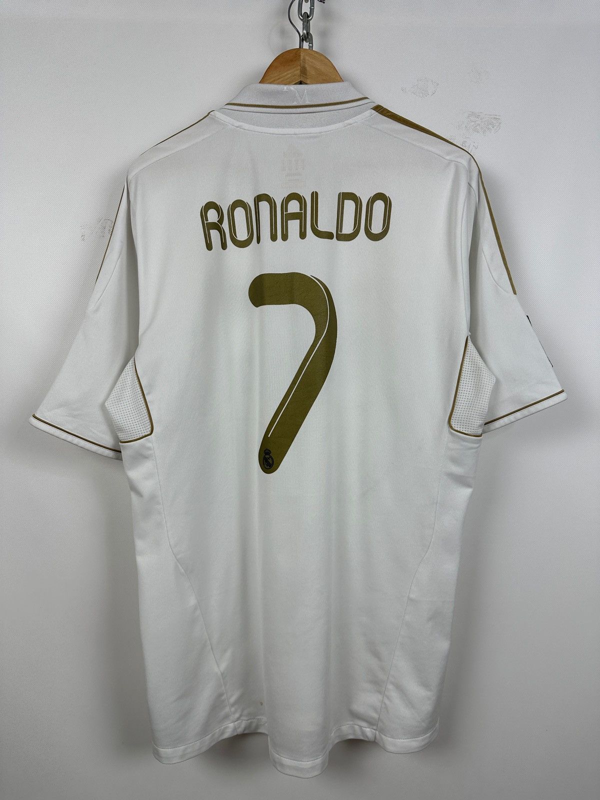 Adidas 2011/12 Vintage Adidas Real Madrid Cristiano Ronaldo Jersey Size US XL / EU 56 / 4 - 2 Thumbnail