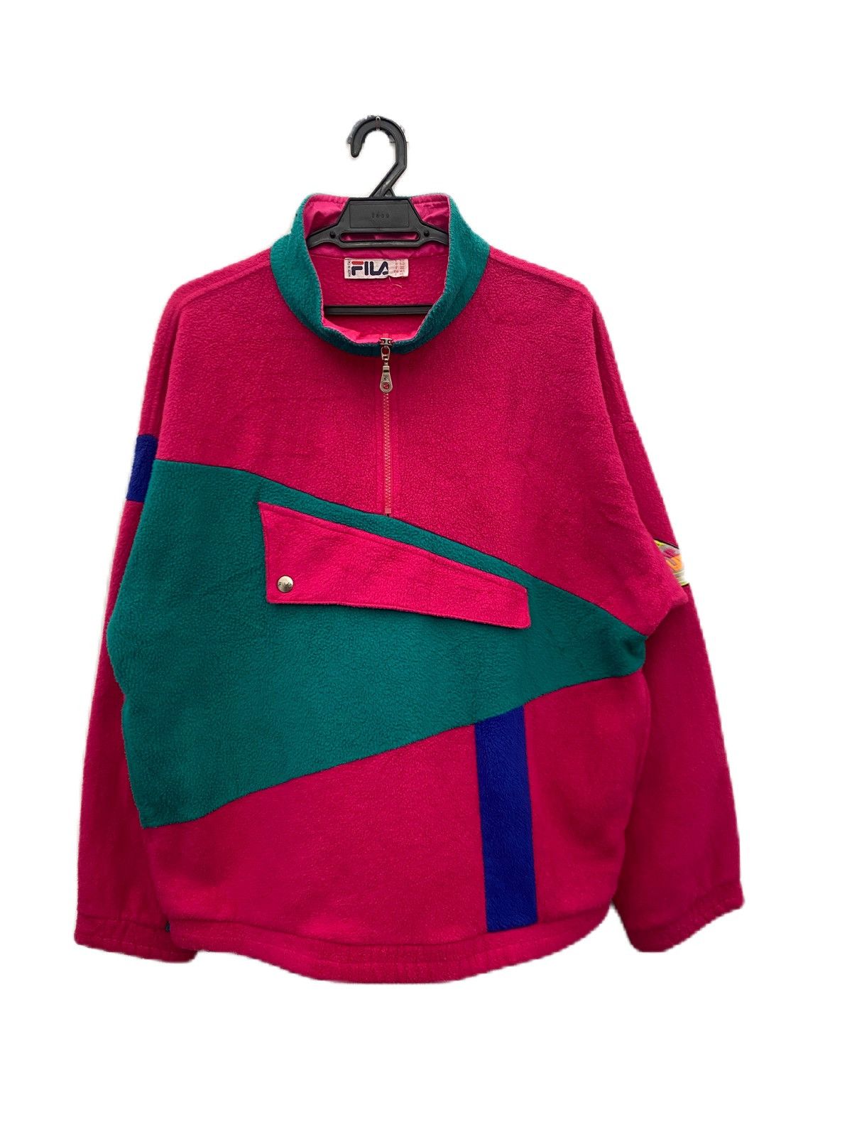 Bjorn Borg × Fila FILA ANORAK ALTITUDE FLEECE OVERSIZED MADE IN ITALY Size US M / EU 48-50 / 2 - 1 Thumbnail