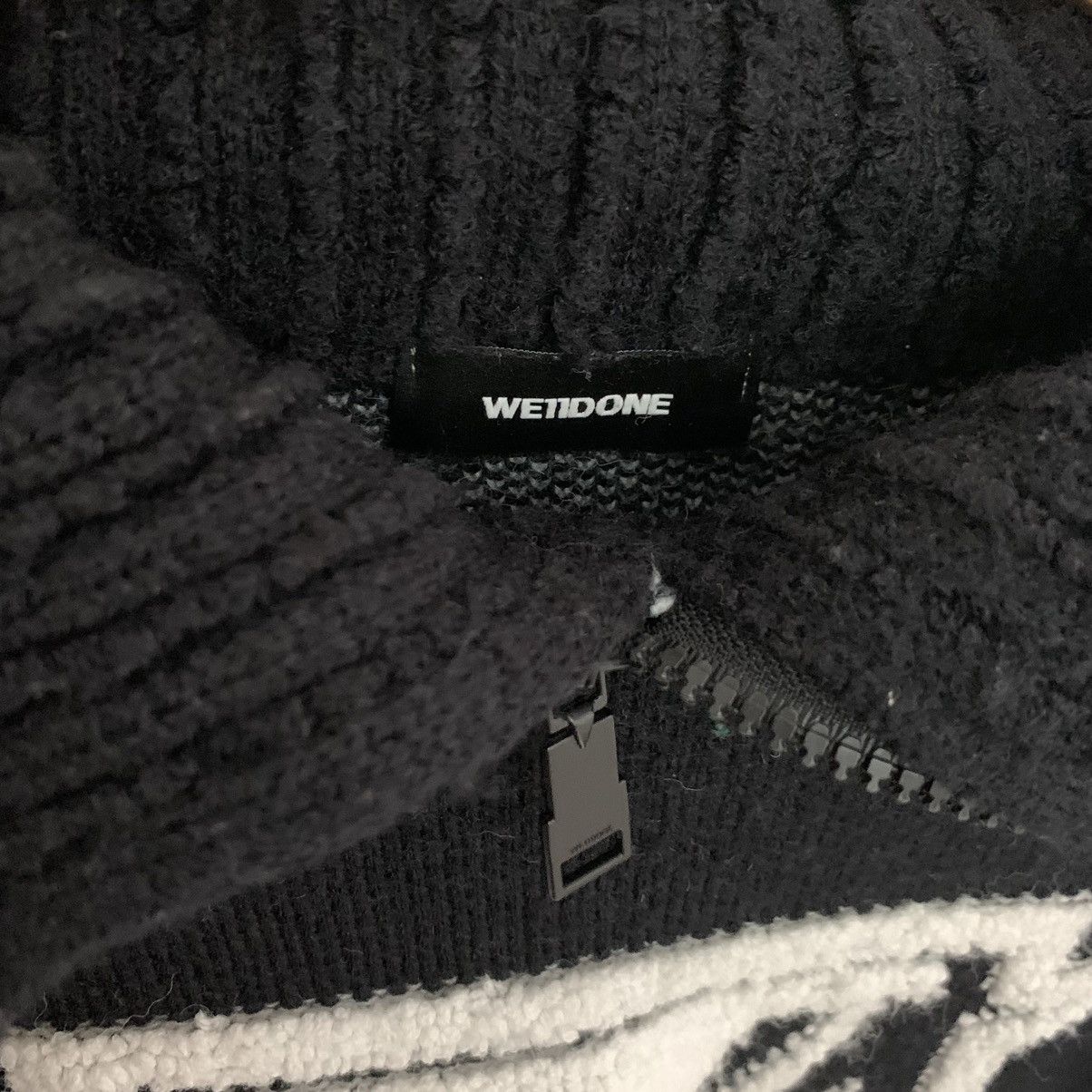 WE11DONE We11done square logo Pile knit jumper sweater Size US L / EU 52-54 / 3 - 4 Thumbnail