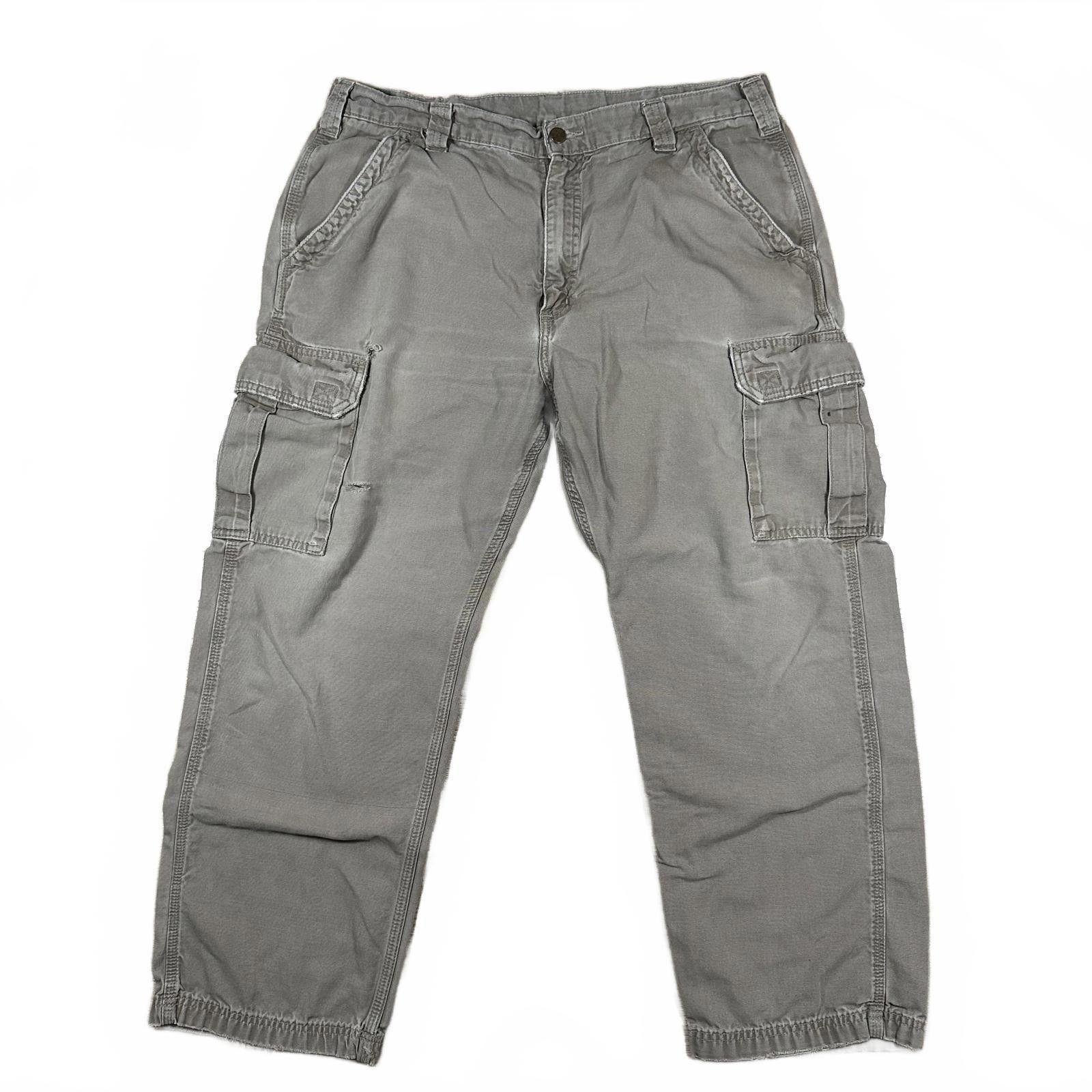 Carhartt Vintage Carhartt Cargo B182 MUS 38x30 Pants Utility Beige Size US 38 / EU 54 - 1 Thumbnail