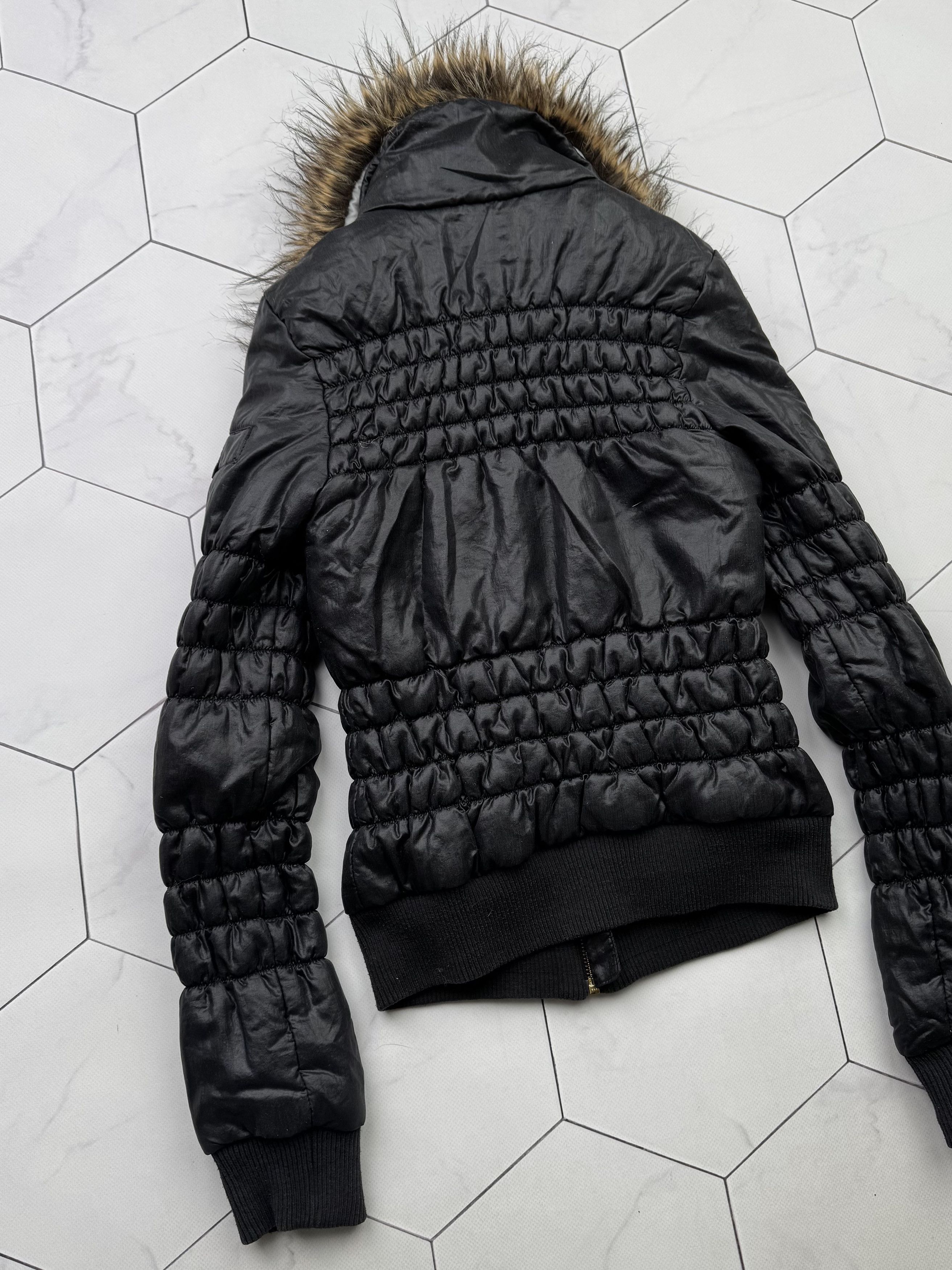 Adidas Adidas Neo Vintage Cropped Jacket With Faux Fur Neck (B203) Size XS / US 0-2 / IT 36-38 - 13 Thumbnail