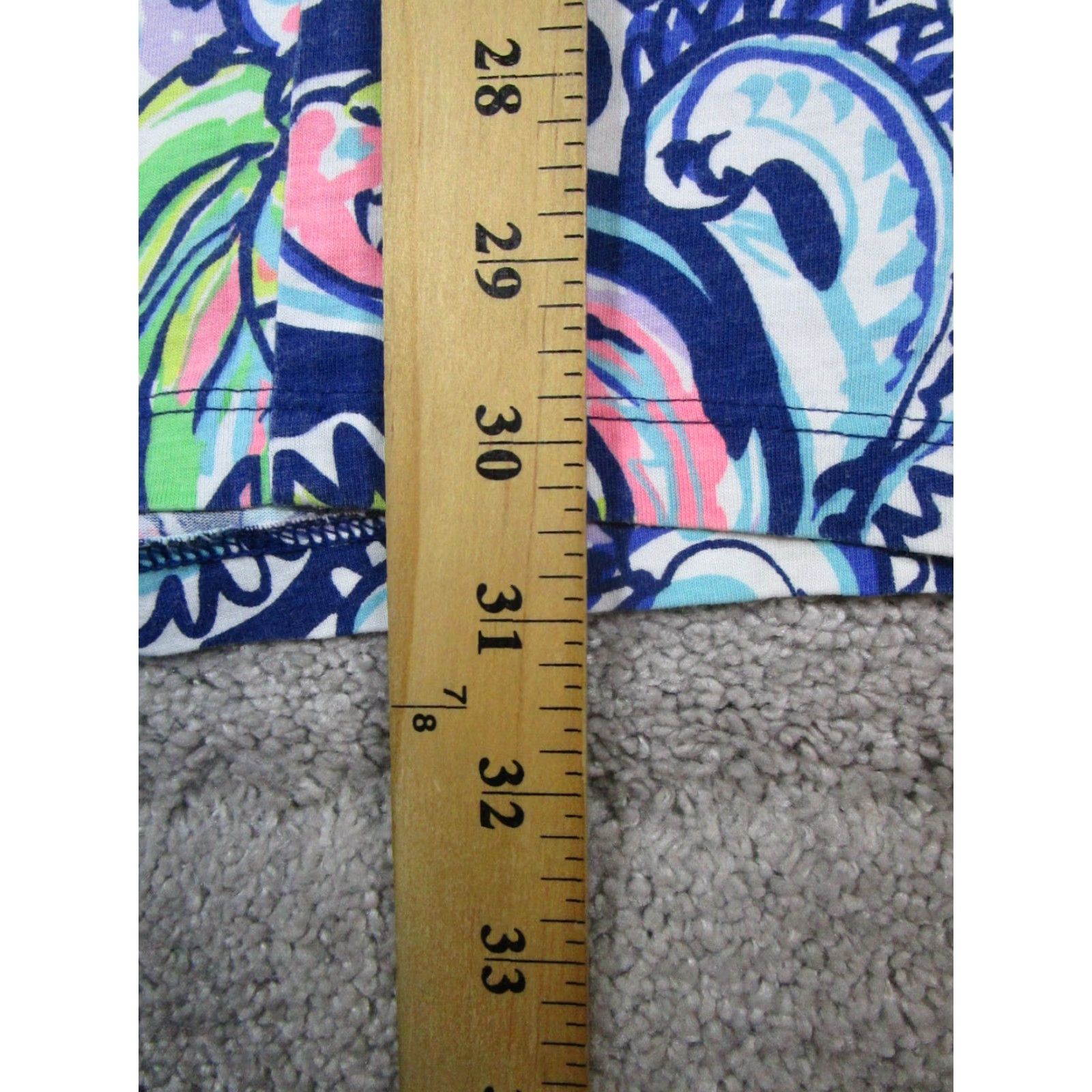Lilly Pulitzer Lilly Pulitzer Dress Womens XS Blue Green Pink Floral Cotton Size XS / US 0-2 / IT 36-38 - 8 Thumbnail
