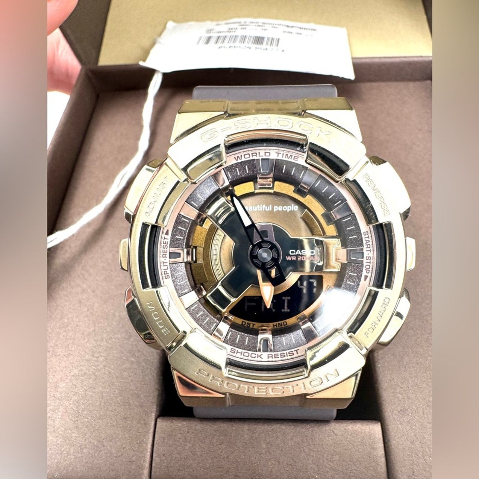 G Shock Casio G-Shock x Beautiful People Brown Analog-Digital Watch Size ONE SIZE - 5 Thumbnail
