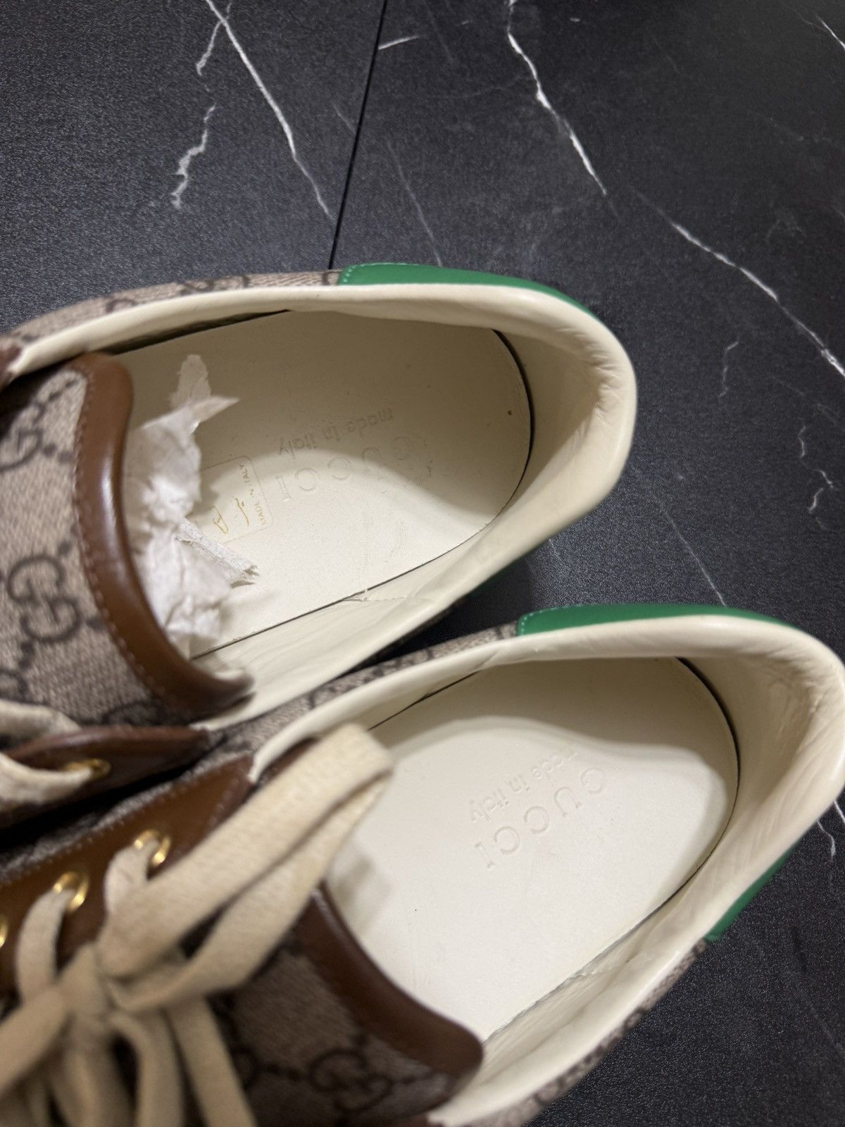 Gucci Gucci Not Fake Ace Sneakers Size 11 G / 12 US 45 EU Size US 12 / EU 45 - 17 Thumbnail