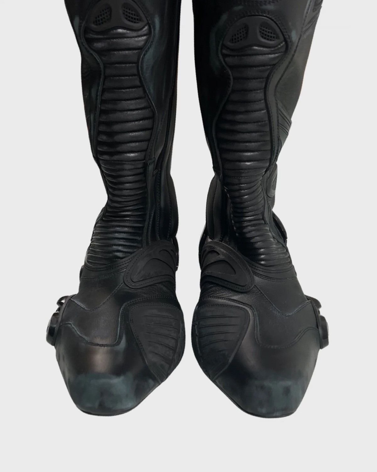 Balenciaga BALENCIAGA OVERKNEE HIGH MOTO RACING BOOTS SZ:43 Size US 9.5 / EU 42-43 - 5 Thumbnail