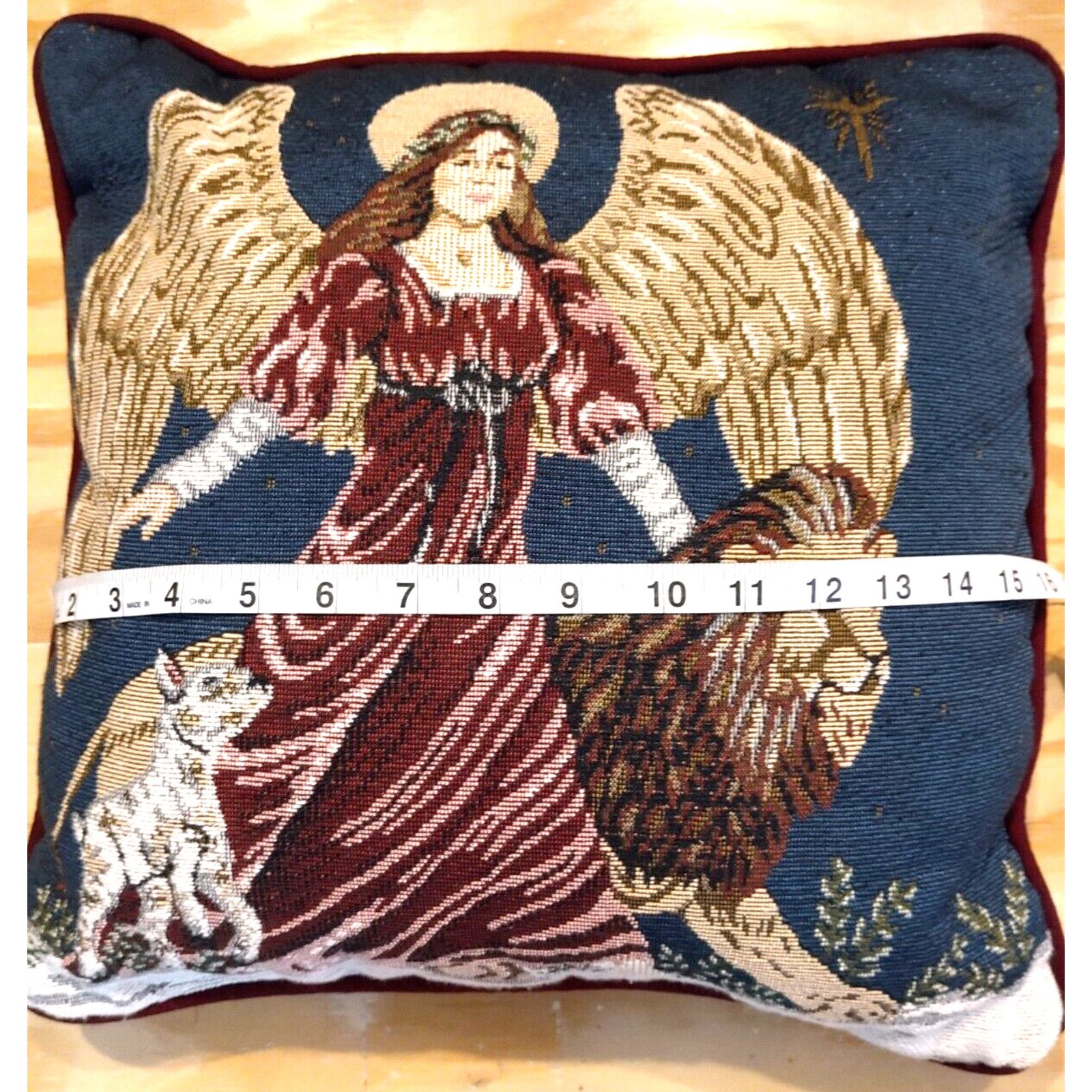 Other Portofino Heavenly Angel Lion Lamb Tapestry Pillow Christmas Size ONE SIZE - 2 Thumbnail