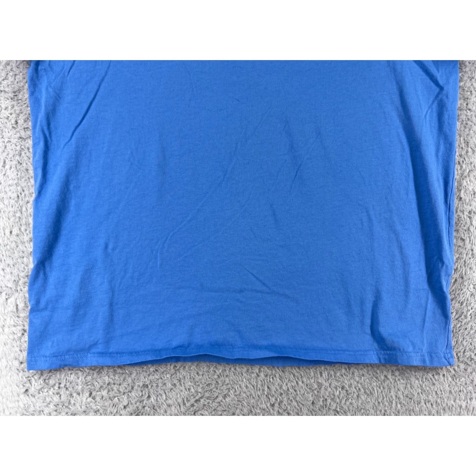 Adidas Adidas Shirt Mens XL Blue Short Sleeve Crew Neck Cotton Logo Size US XL / EU 56 / 4 - 7 Thumbnail