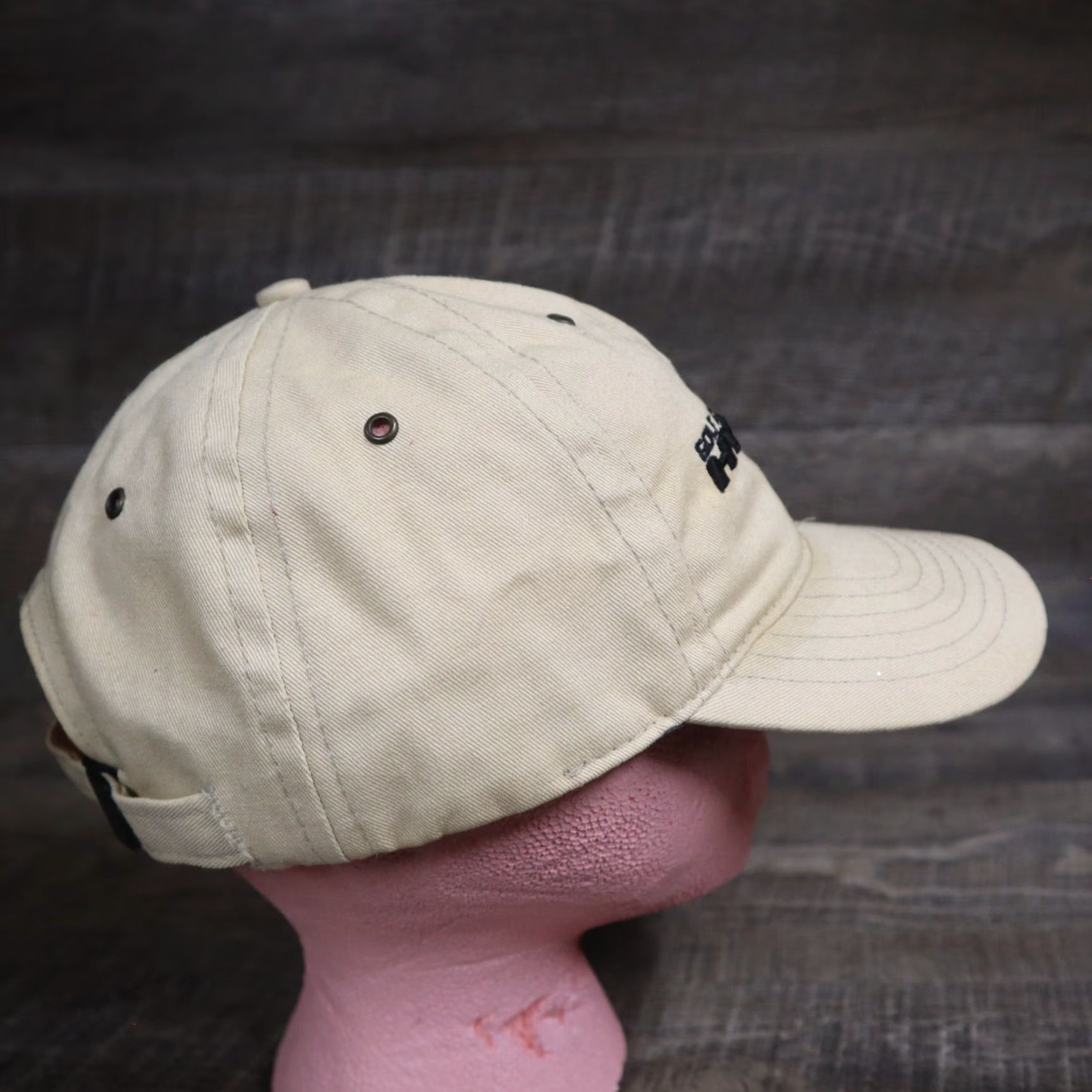 Vintage VINTAGE Hyland Hills Golf Club Baseball Cap Hat Unisex Adults Adjustable Brown 90s Strapback Size ONE SIZE - 3 Thumbnail