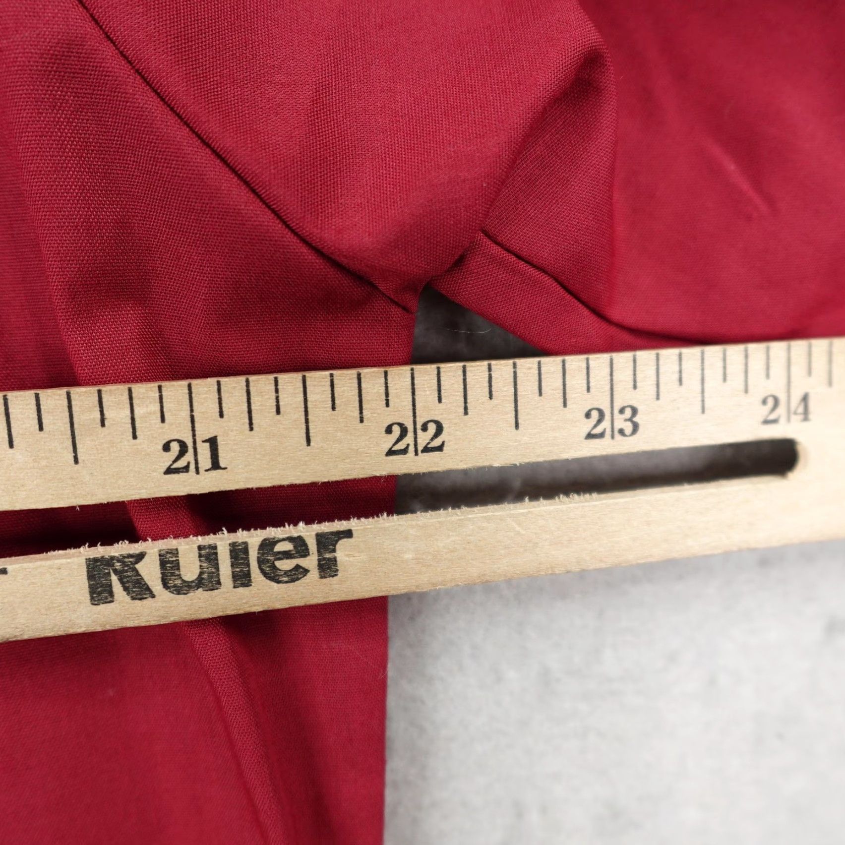 Vintage D'Yuvas Guayabera Shirt Mens Large Size 40 Red 4 Pocket Cuba Wedding Camp Cigar Size US L / EU 52-54 / 3 - 5 Thumbnail