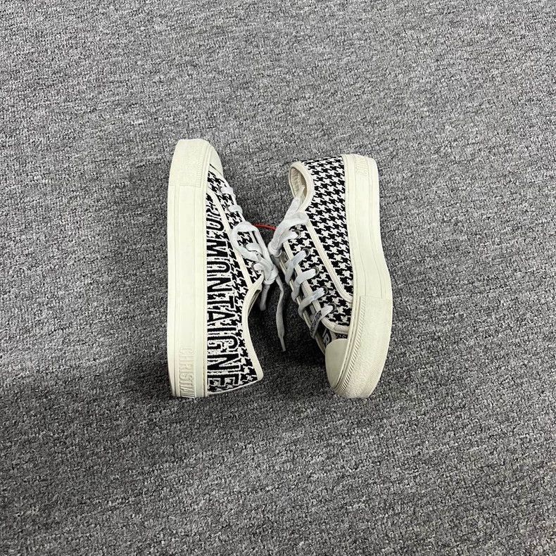 Dior Dior Houndstooth LowTop Casual Shoes-2506 Size US 4.5 / IT 34.5 - 3 Thumbnail