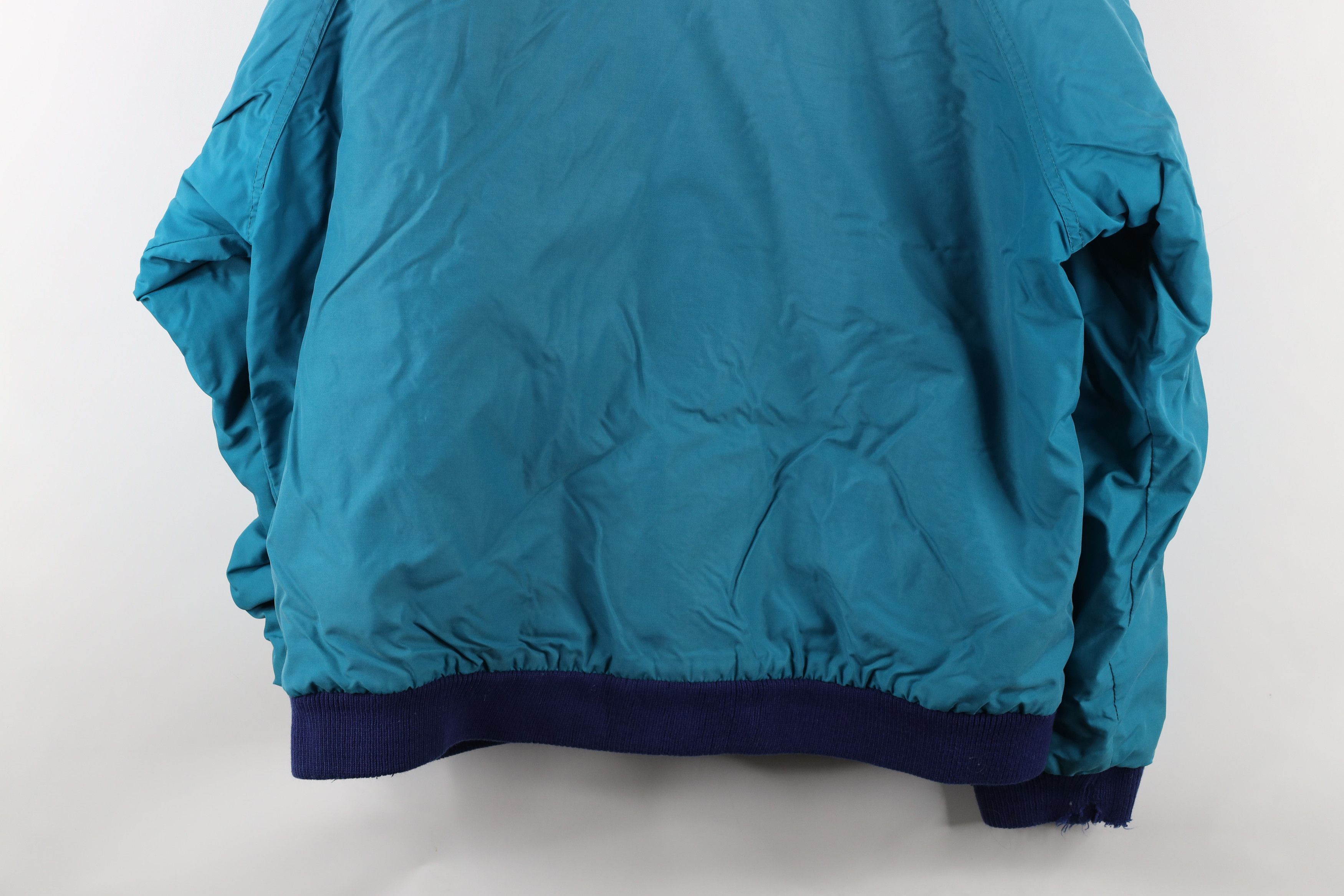 Vintage Vintage 90s OshKosh B'Gosh Fleece Lined Bomber Jacket Teal Size US XL / EU 56 / 4 - 15 Thumbnail