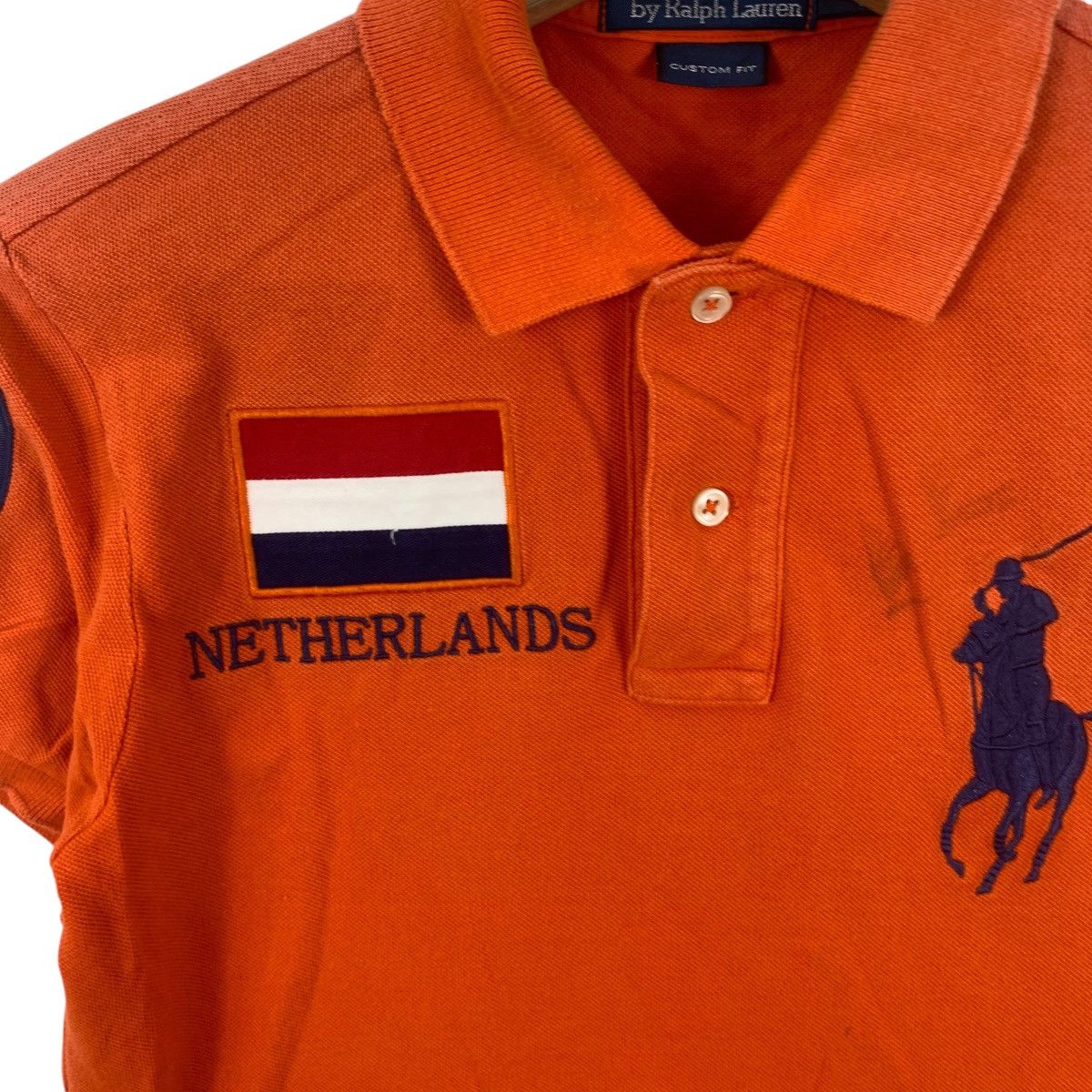 Polo Ralph Lauren Vintage POLO RALPH LAUREN Netherlands Team Tee Shirt Top Size S / US 4 / IT 40 - 7 Thumbnail